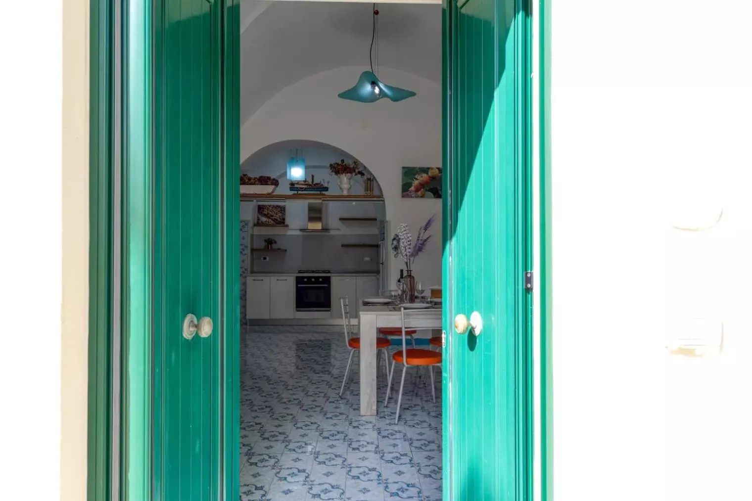 Kitchen or kitchenette in Villa Cesarea Dimora di Charme