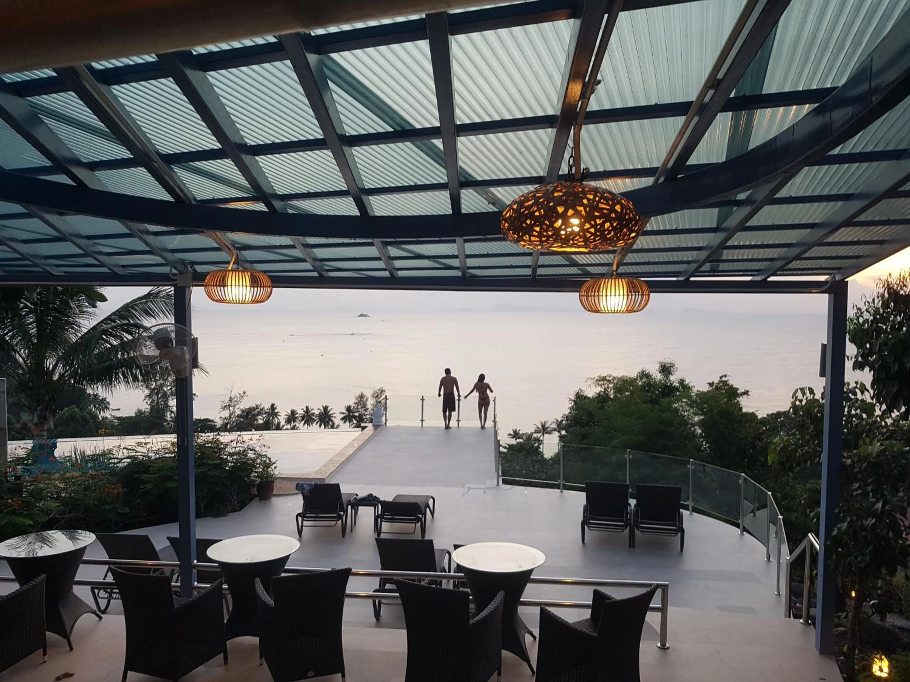 Dining area in Sunset Hill Boutique Resort Koh Phangan