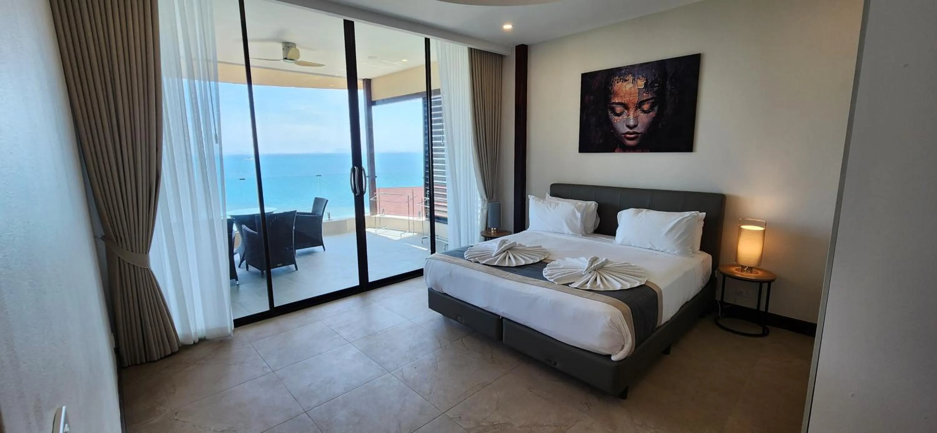 Bedroom, Bed in Sunset Hill Boutique Resort Koh Phangan