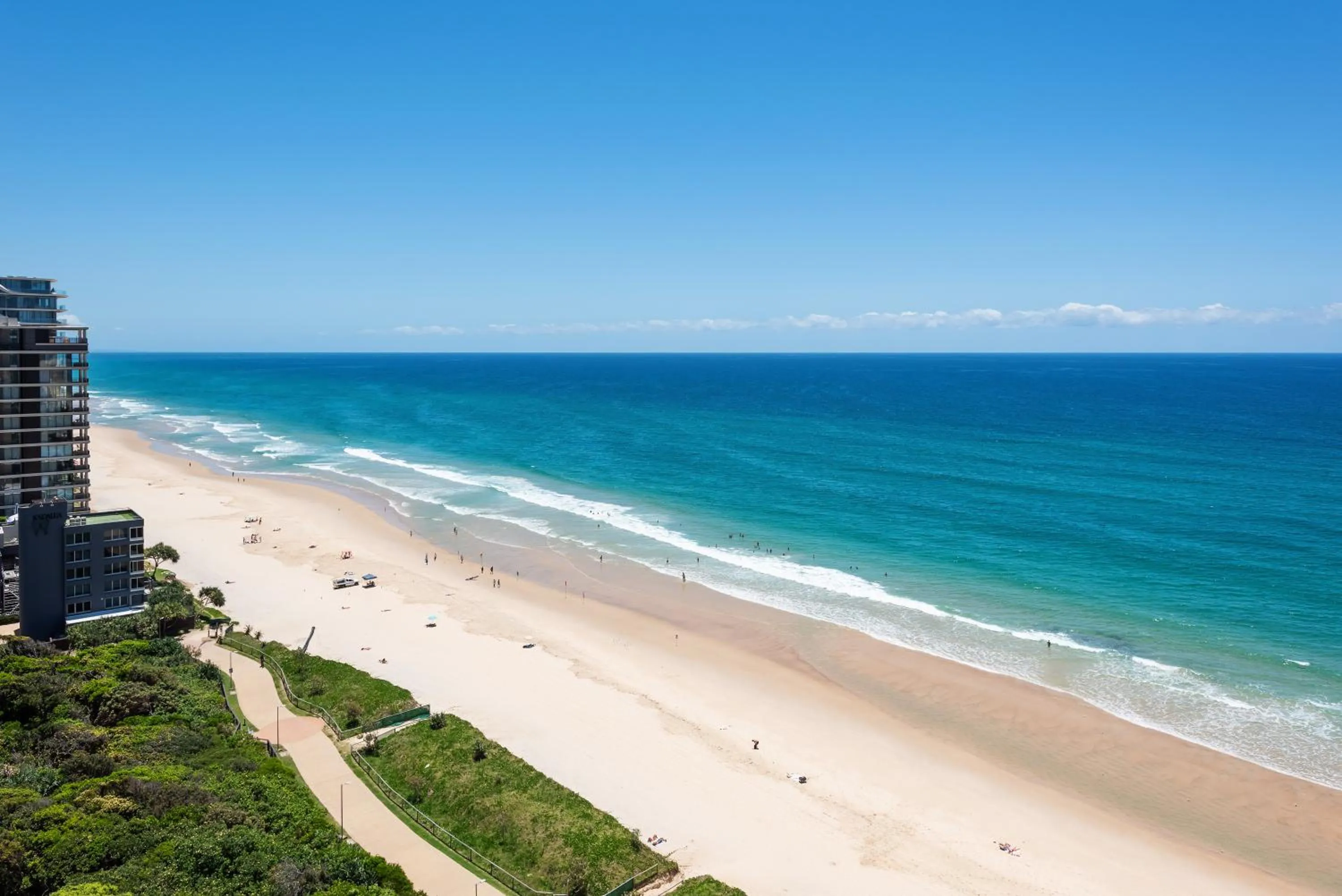 Sea view in The Waterford on Main Beach