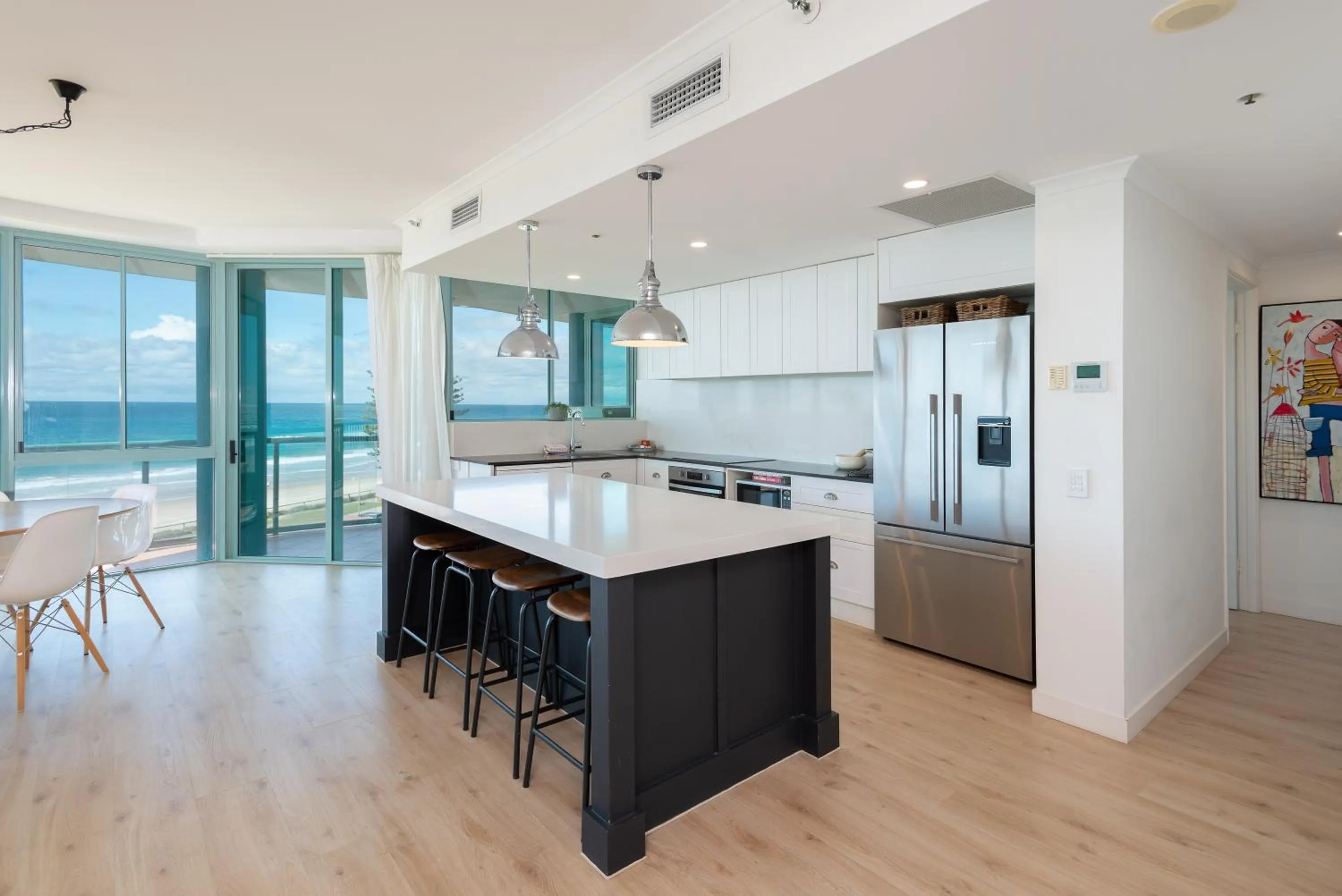 kitchen in The Waterford on Main Beach