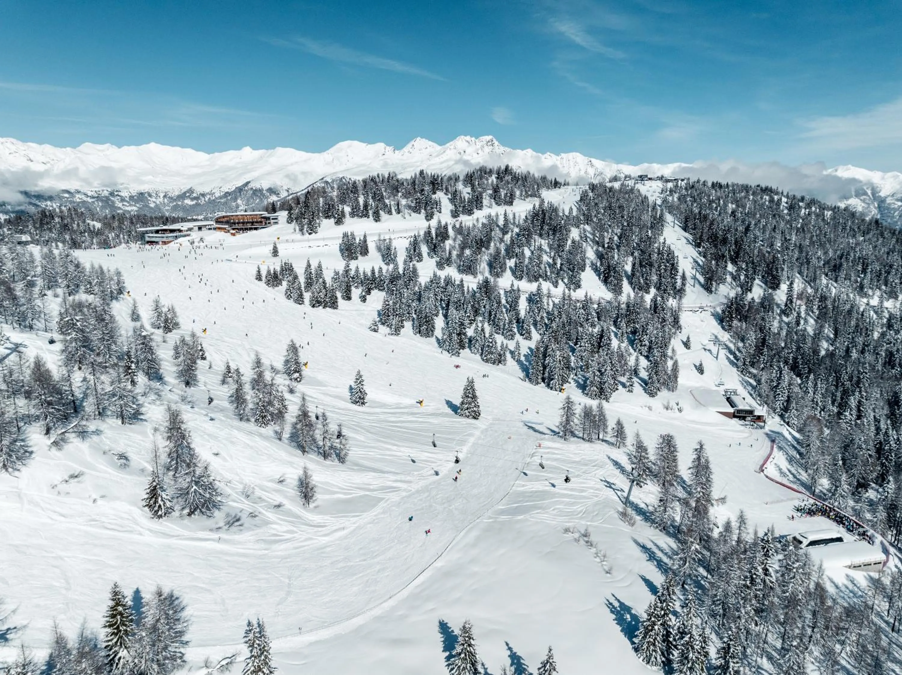 Skiing in Residence La Moretina