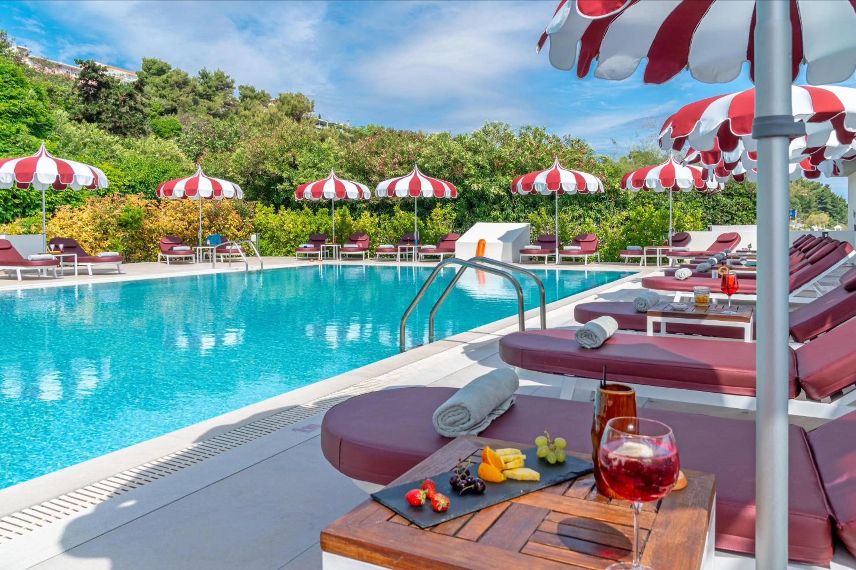 Swimming pool in Ammon Zeus Luxury Beach Hotel