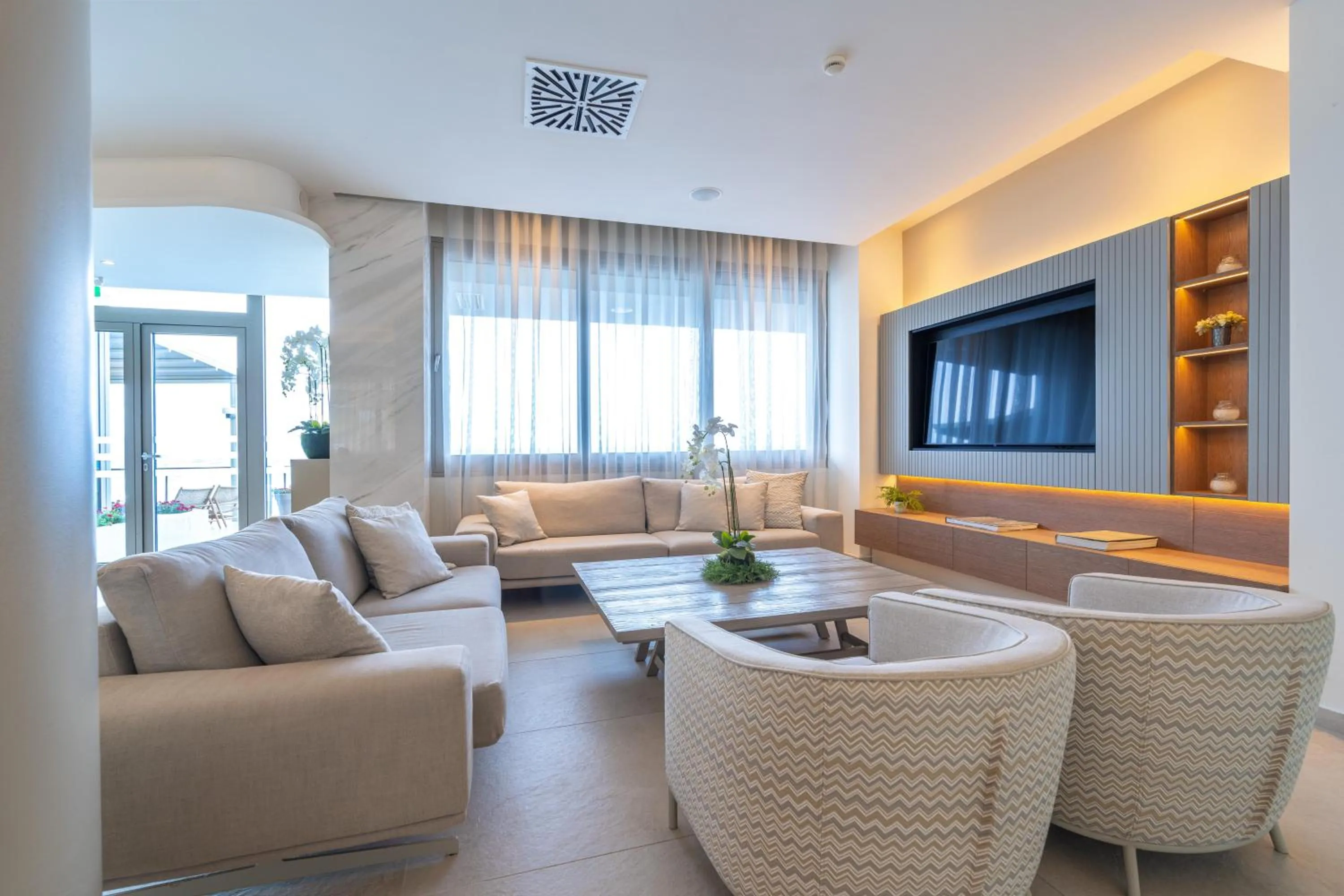 Lobby or reception in Ammon Zeus Luxury Beach Hotel