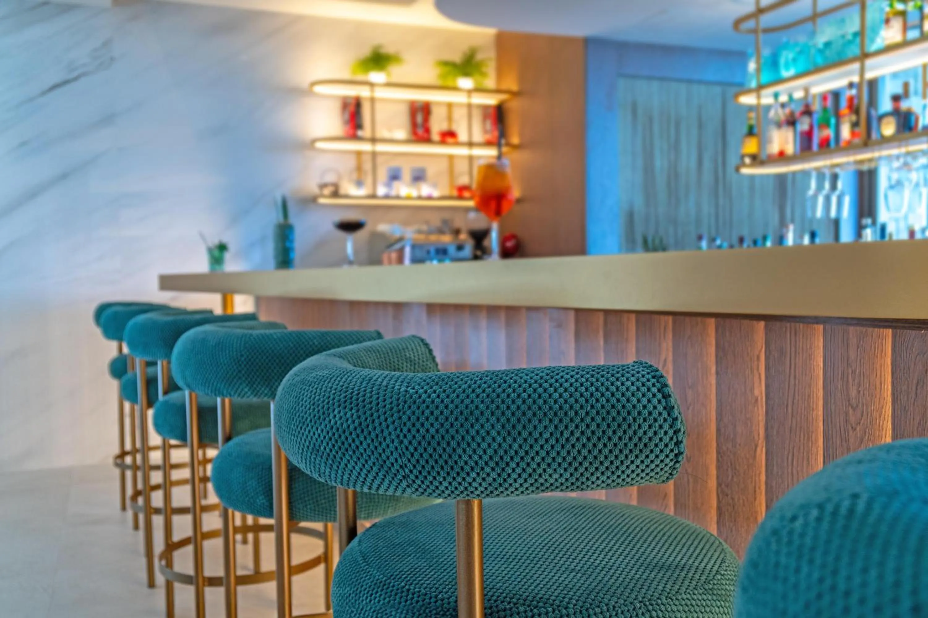 Lounge or bar in Ammon Zeus Luxury Beach Hotel