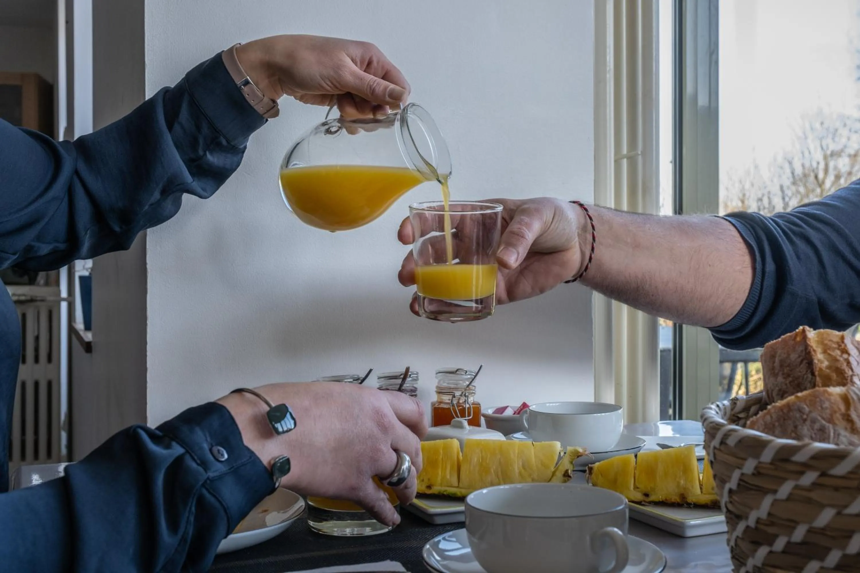 Breakfast in Chambres avec Vue