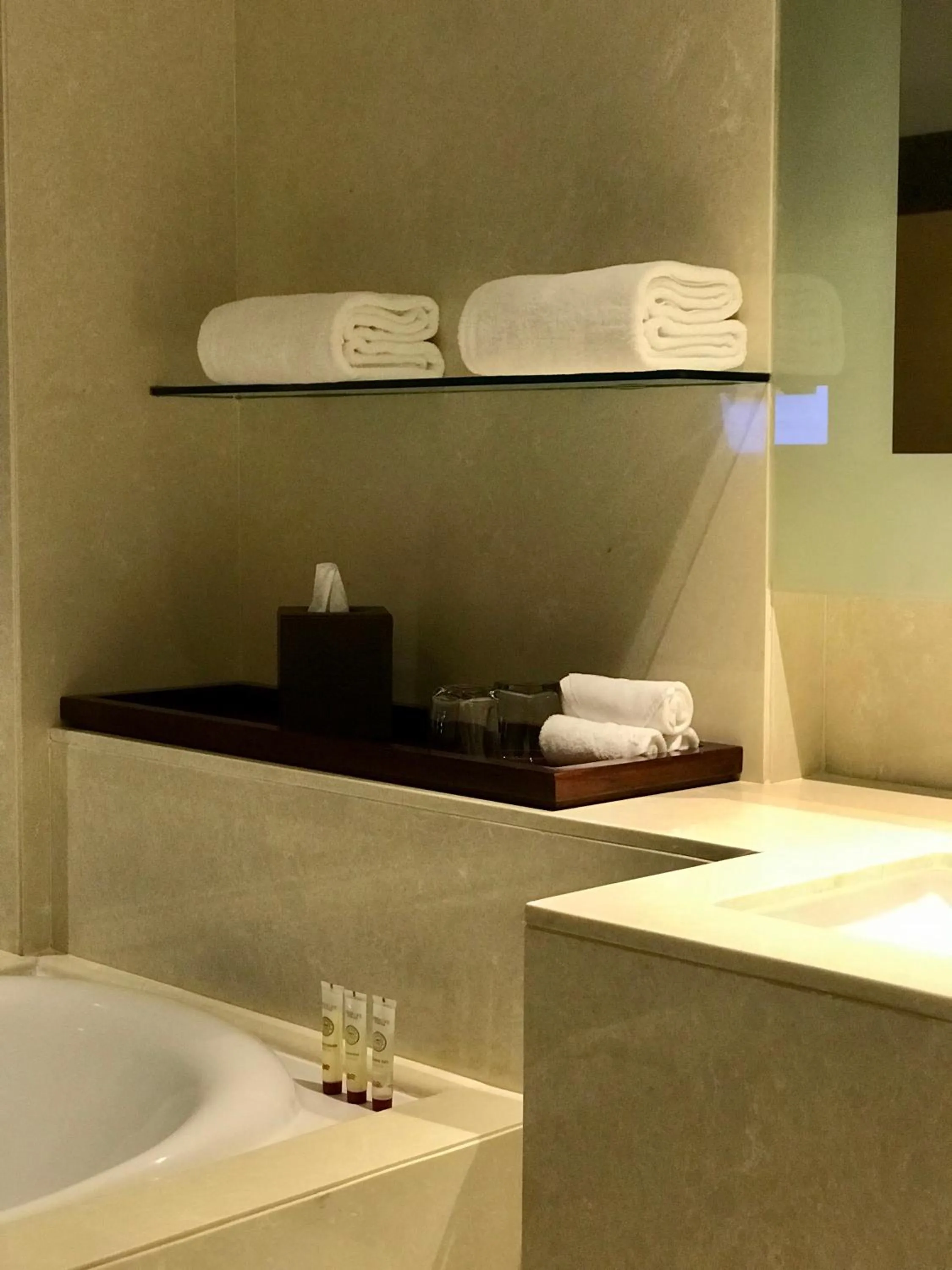 Bathroom in Crowne Plaza Kochi by IHG