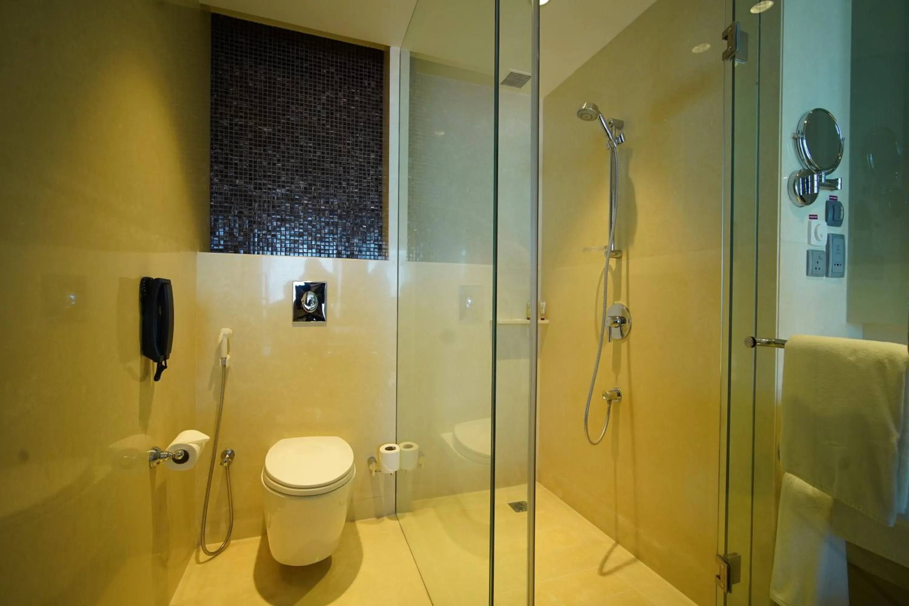 Shower in Crowne Plaza Kochi by IHG
