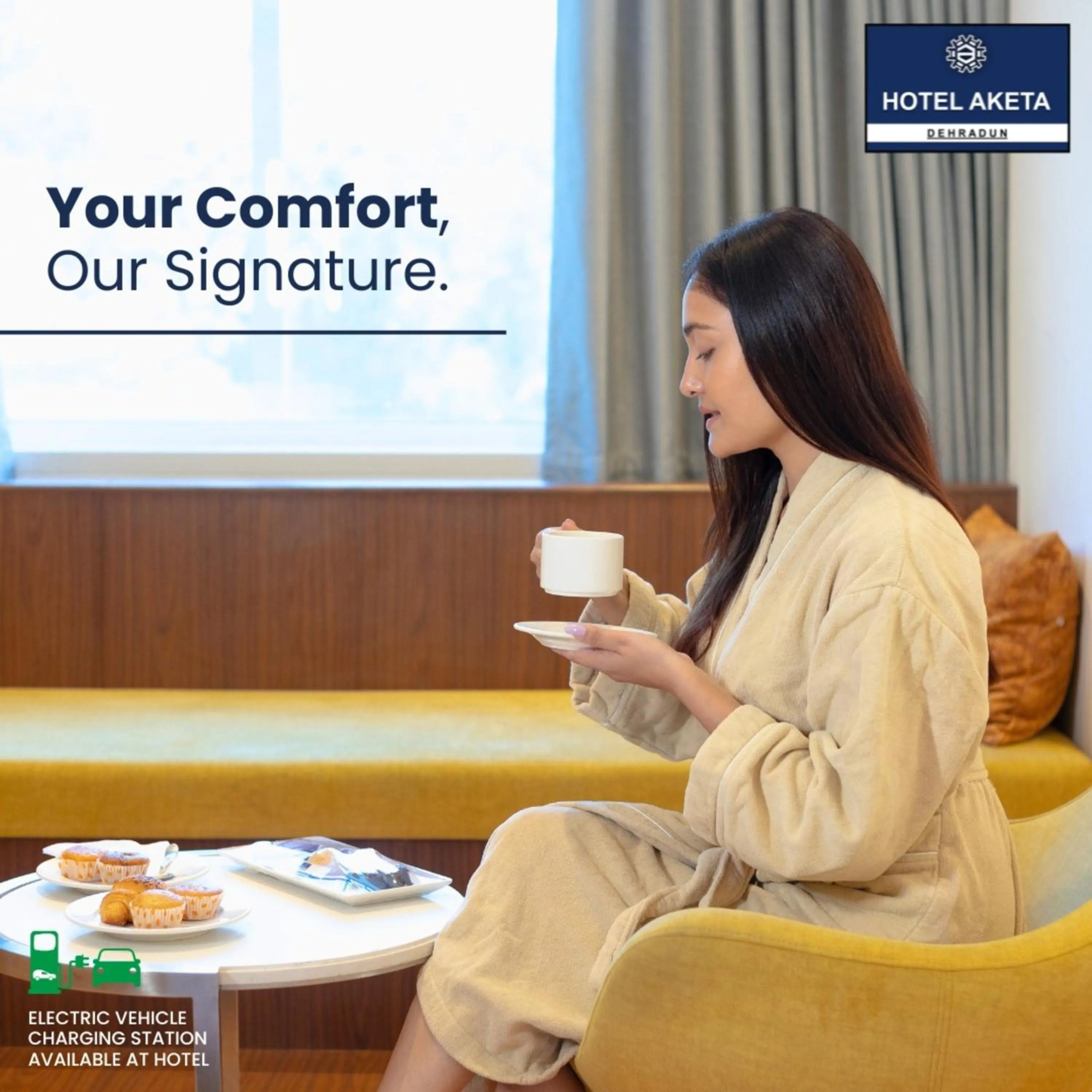 Breakfast in Hotel Aketa Rajpur Road Dehradun, Dehradun