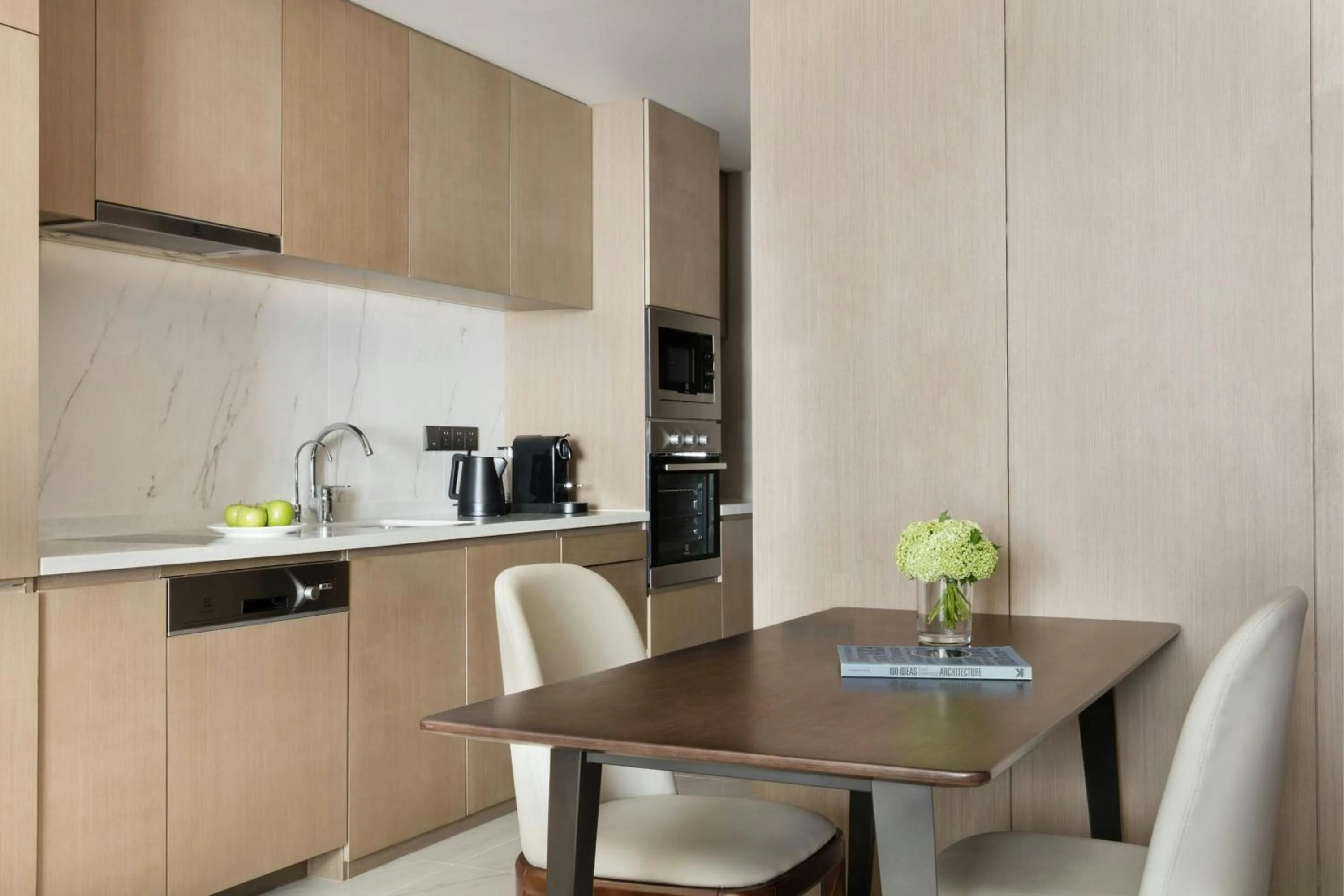 Kitchen or kitchenette in Shanghai Marriott Hotel Pudong East - Only a 20 minute drive from Disney