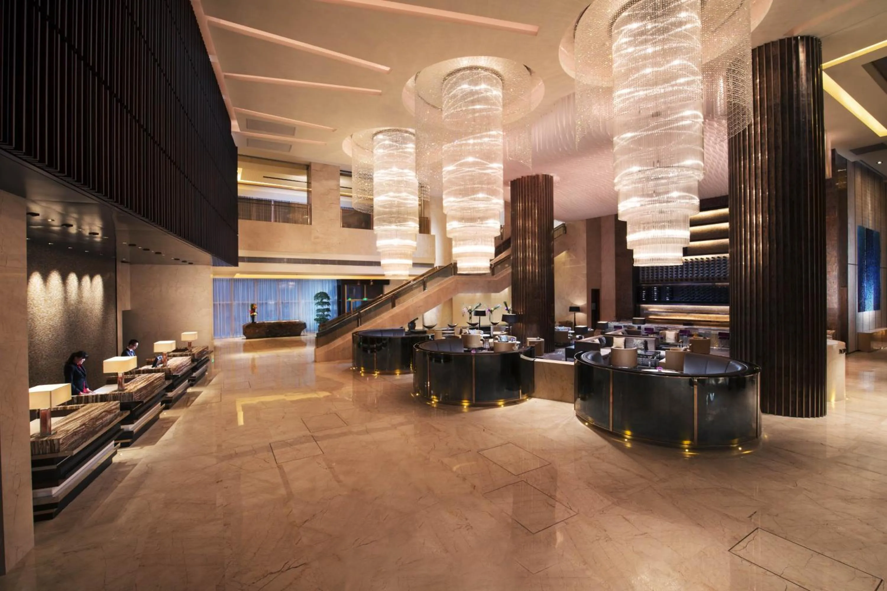 Lobby or reception in Shanghai Marriott Hotel Pudong East - Only a 20 minute drive from Disney