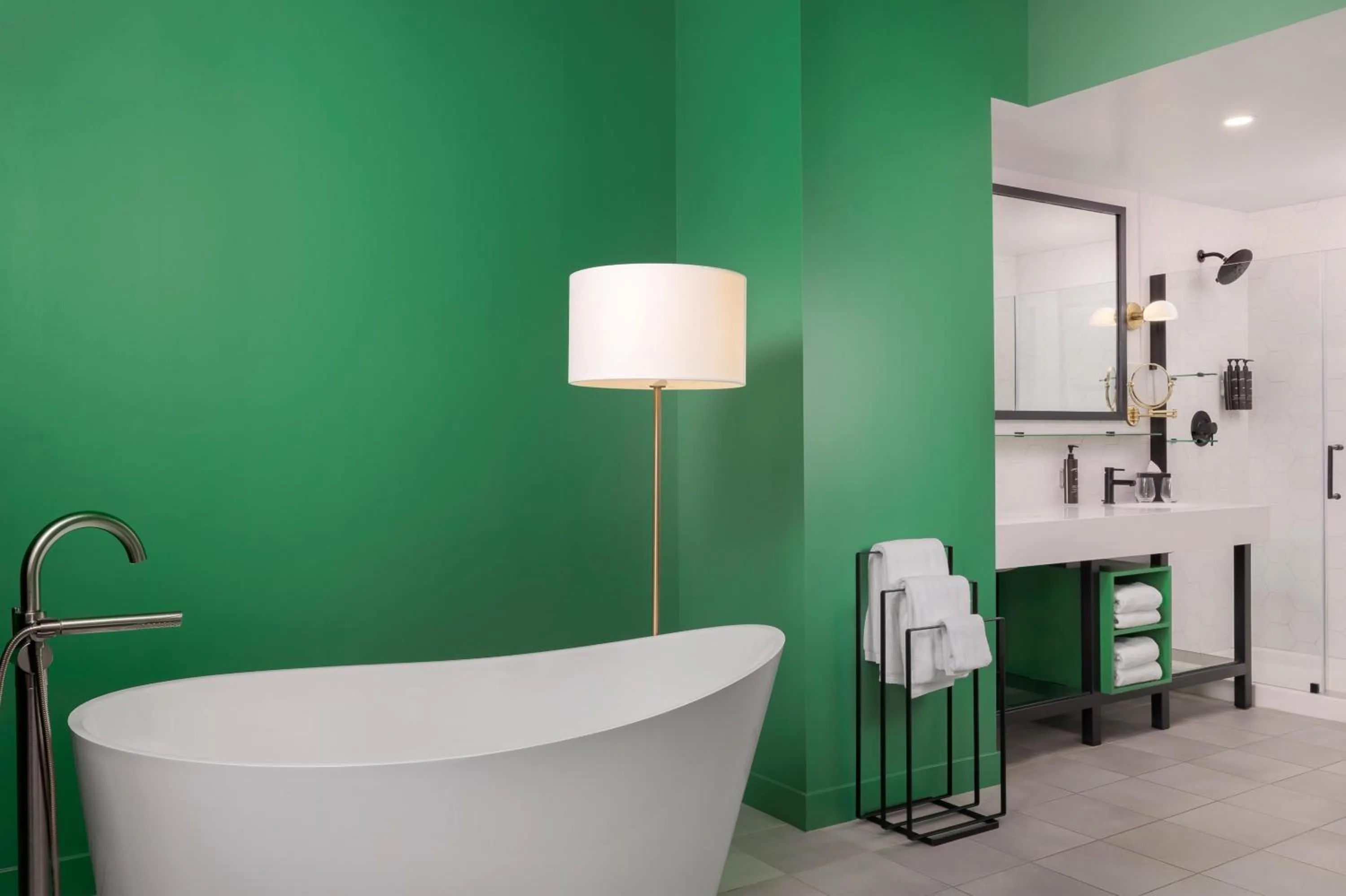 Bathroom in Angad Arts Hotel St Louis, Tapestry Collection by Hilton