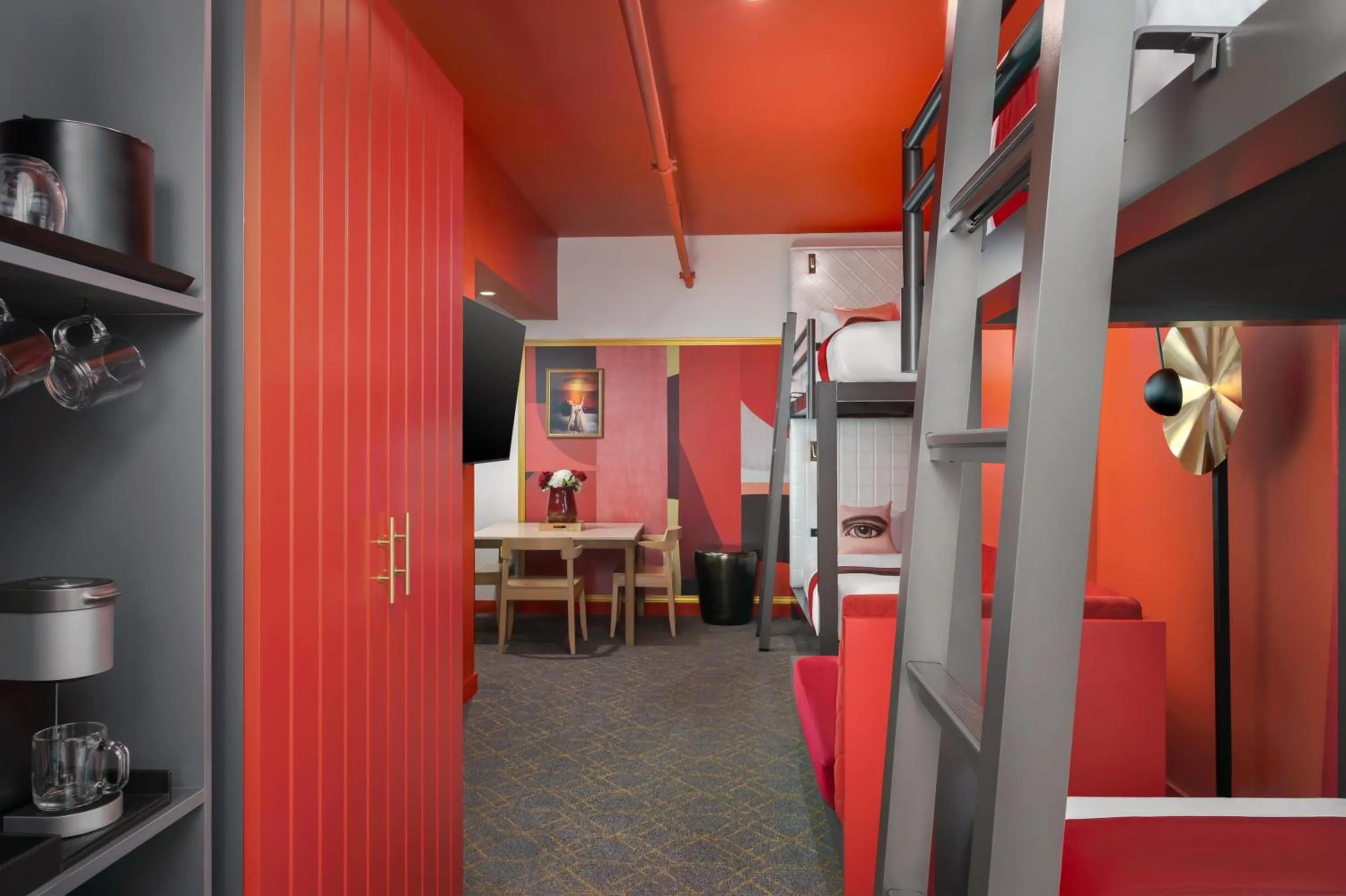 Bed in Angad Arts Hotel St Louis, Tapestry Collection by Hilton