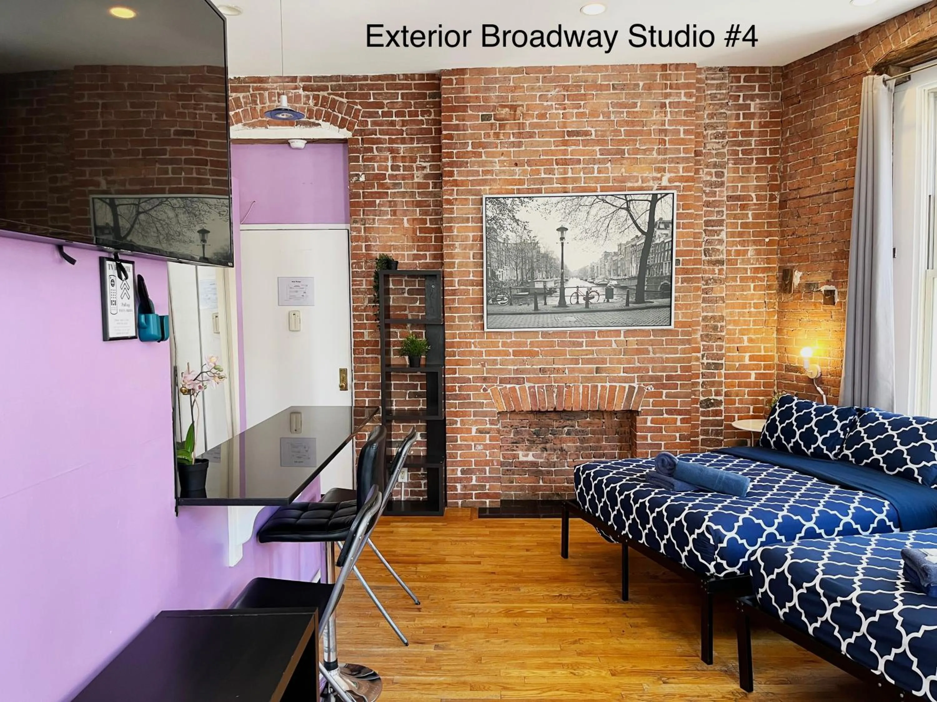 Bed in NYC Empire Apartments