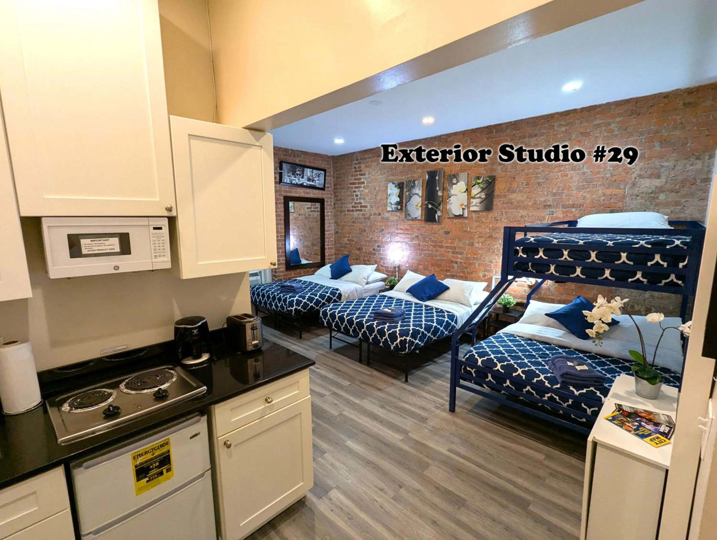 Kitchen or kitchenette in NYC Empire Apartments