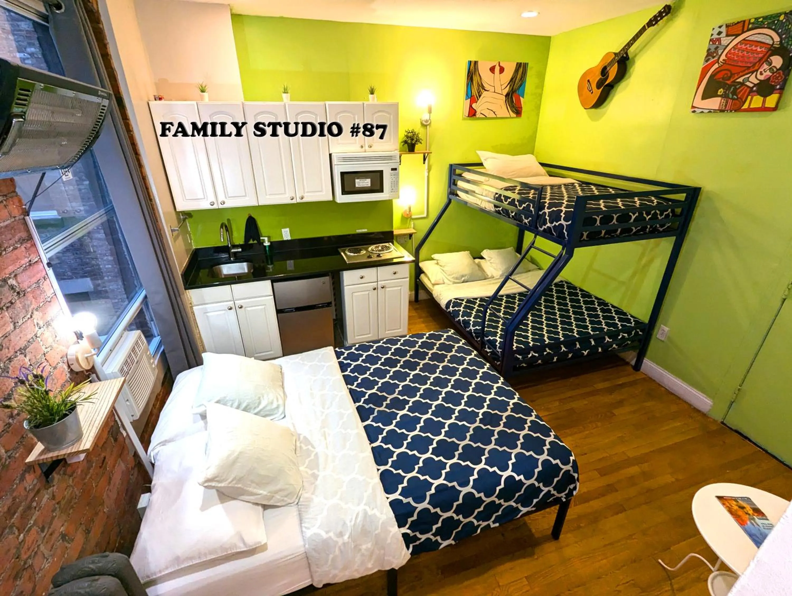 Bed in NYC Empire Apartments