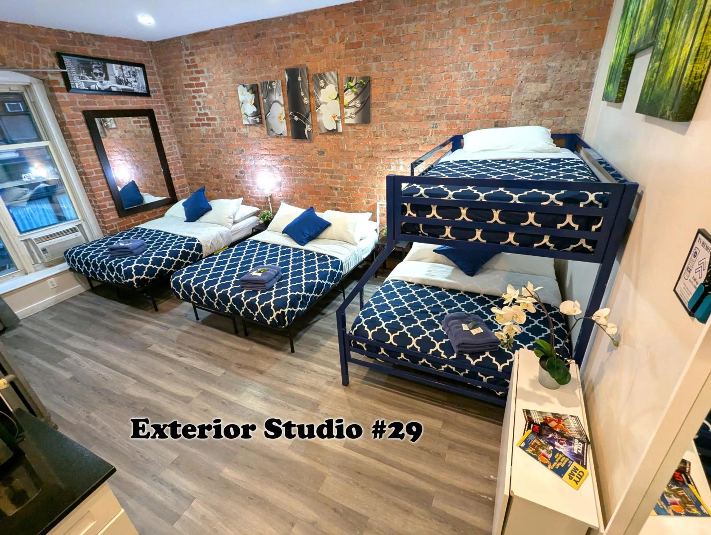 Bed in NYC Empire Apartments