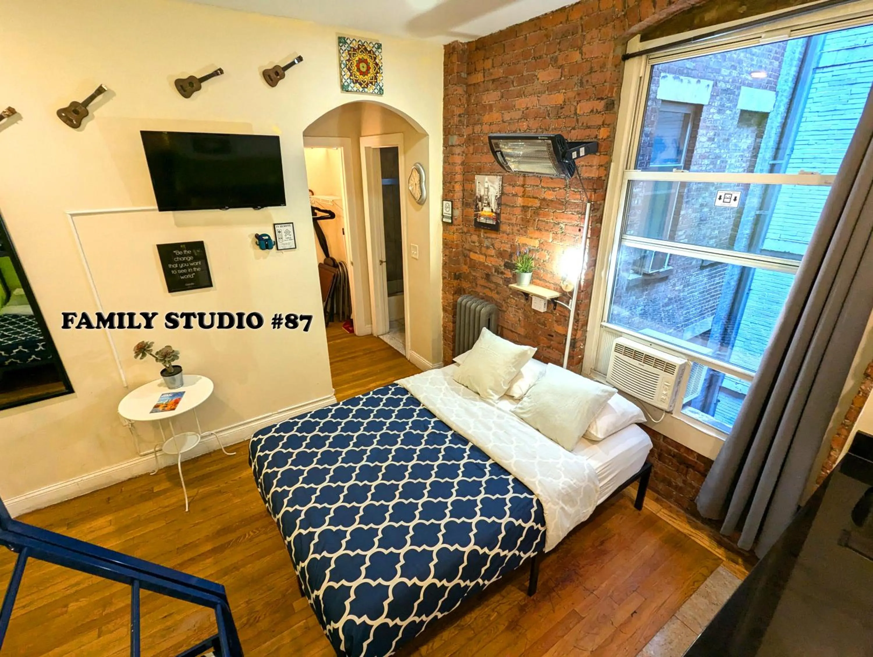 Bed in NYC Empire Apartments