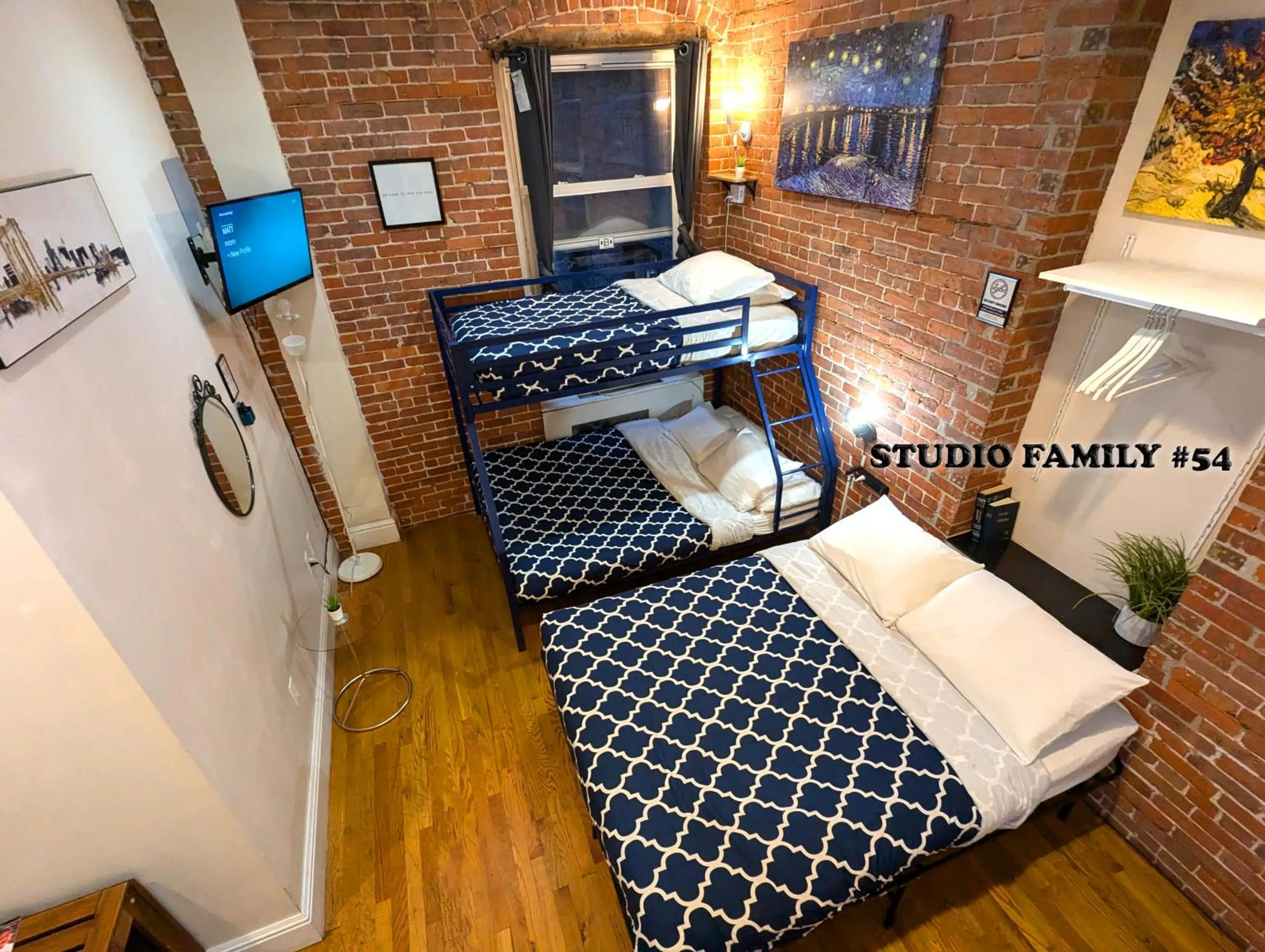 Bed in NYC Empire Apartments