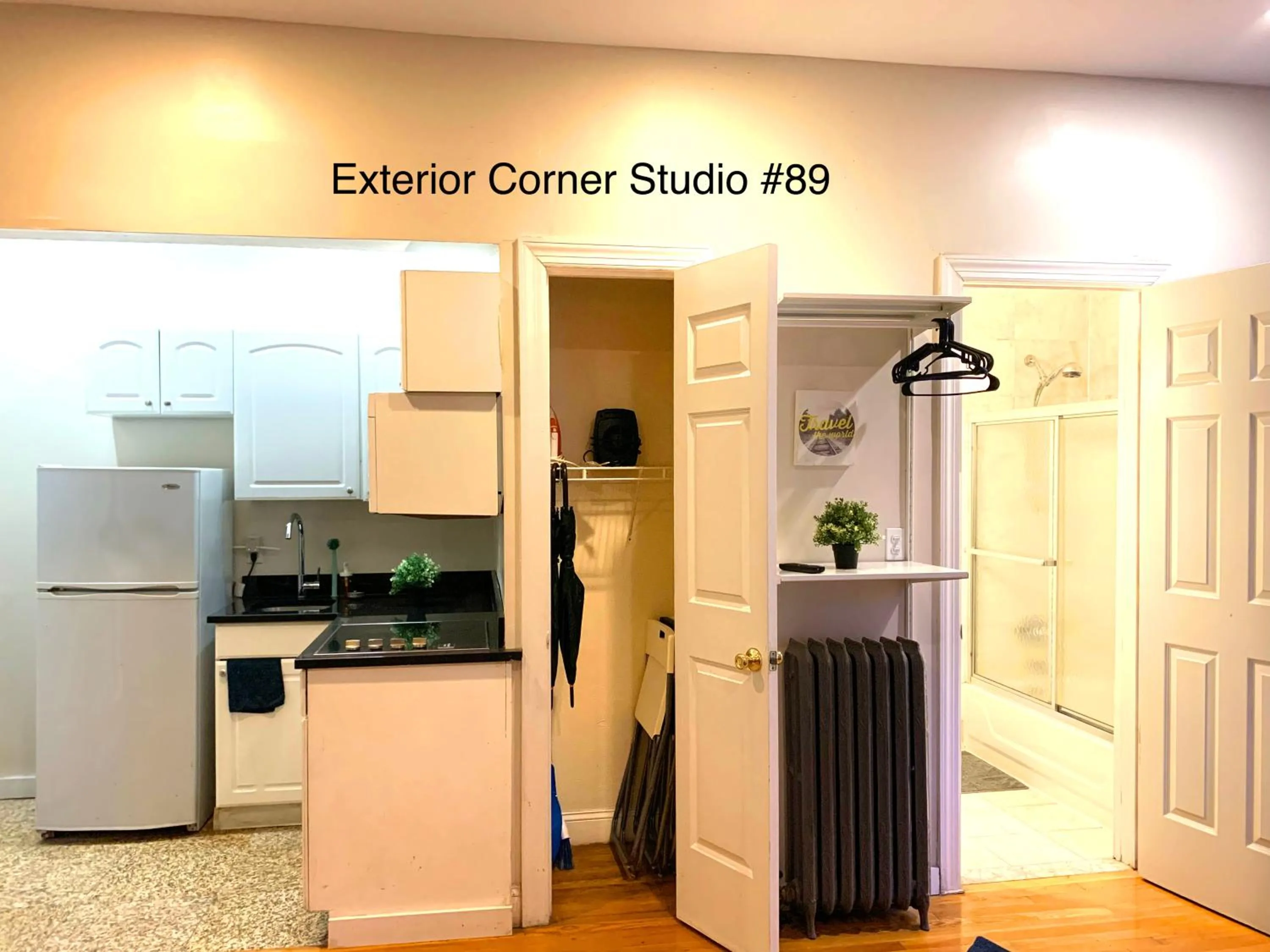 Kitchen or kitchenette in NYC Empire Apartments