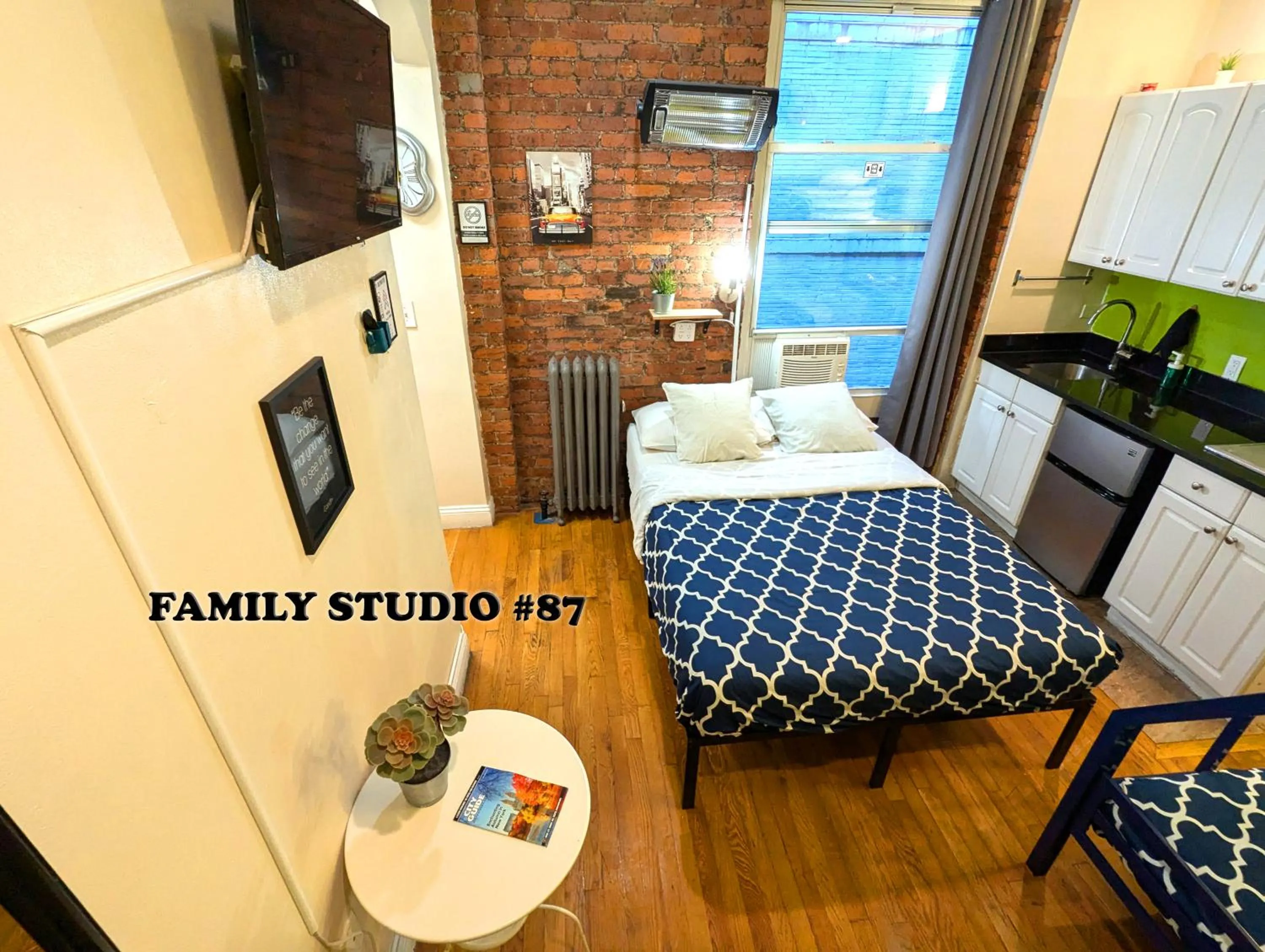 Bed in NYC Empire Apartments