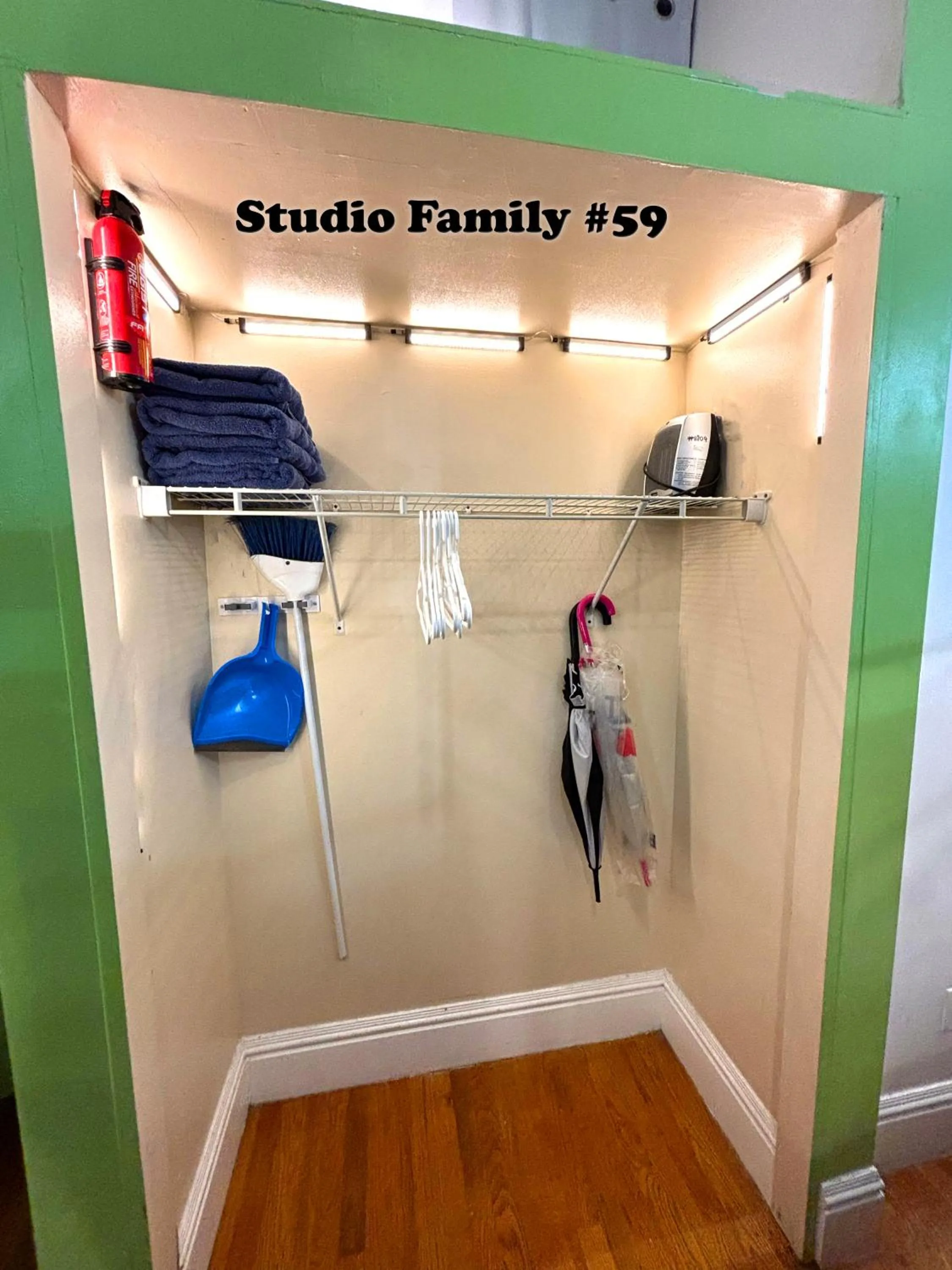 wardrobe in NYC Empire Apartments