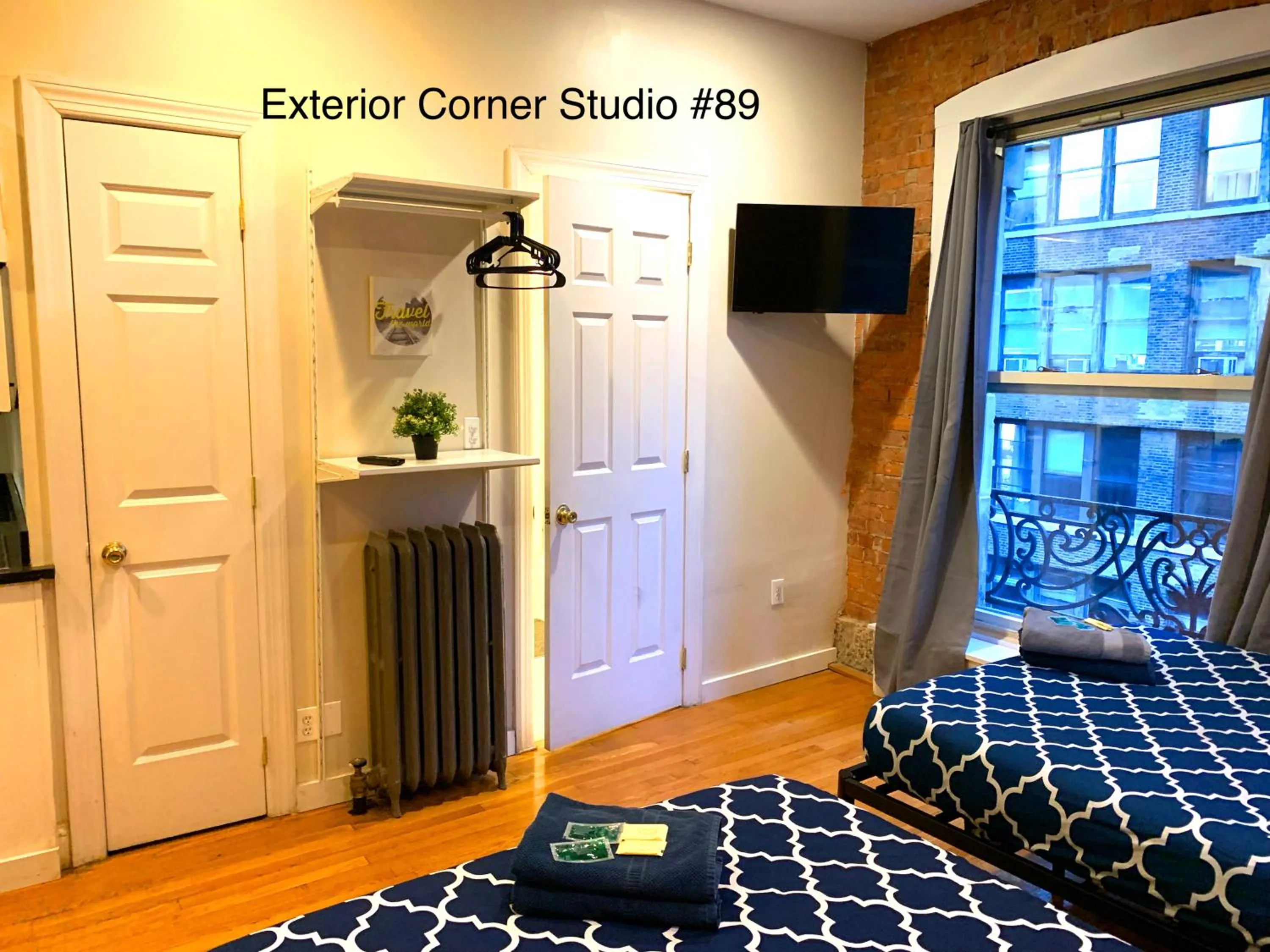 Bed in NYC Empire Apartments