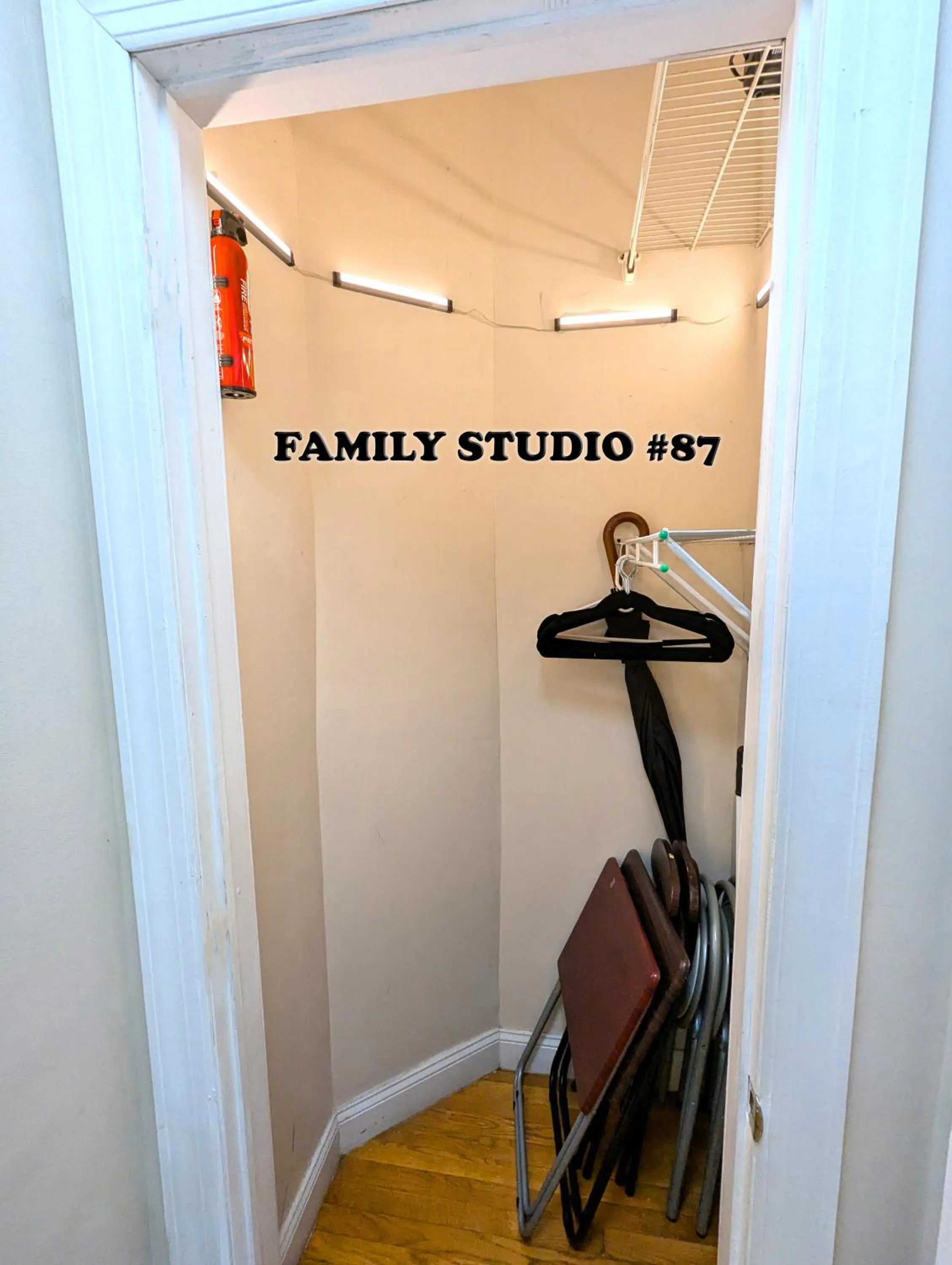 wardrobe in NYC Empire Apartments