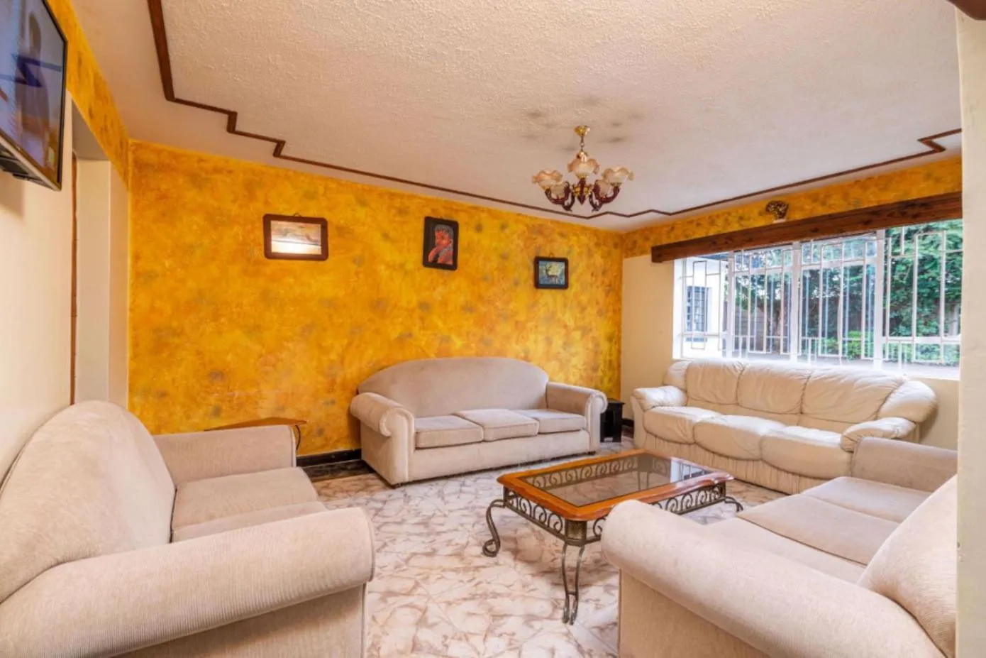 Living room in Hotel Troy