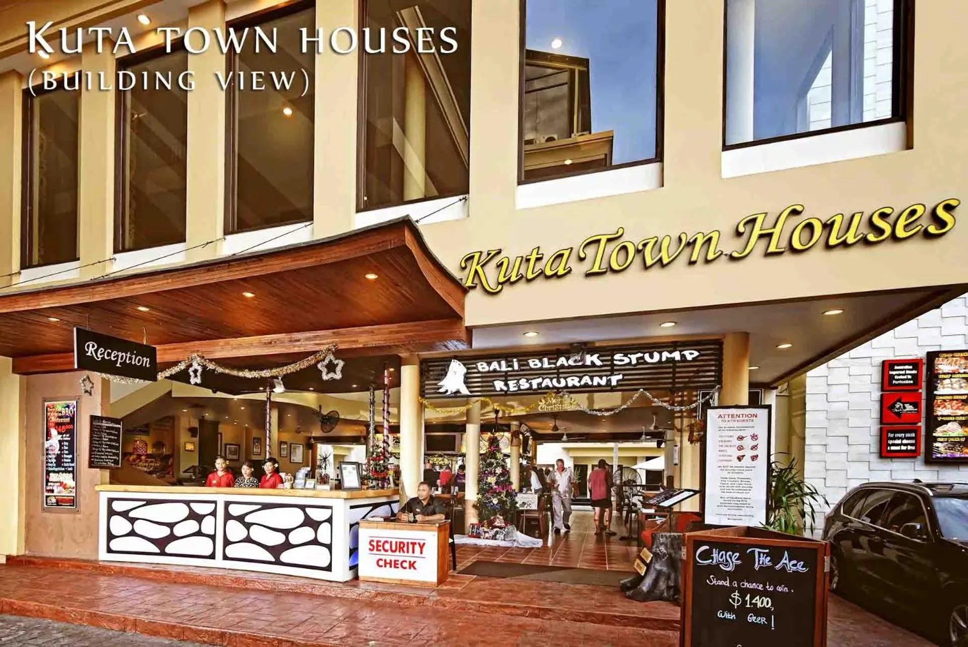 Restaurant/places to eat in Kuta Town House Apartments