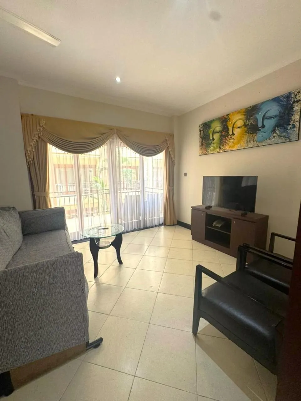 Living room in Kuta Town House Apartments