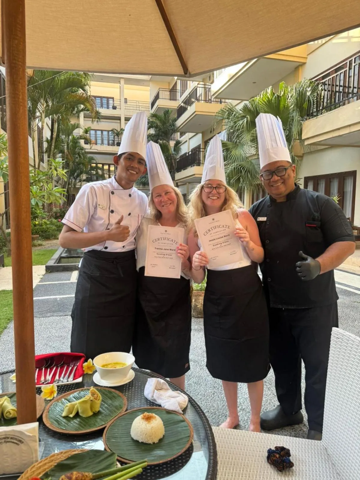 Food in Kuta Town House Apartments