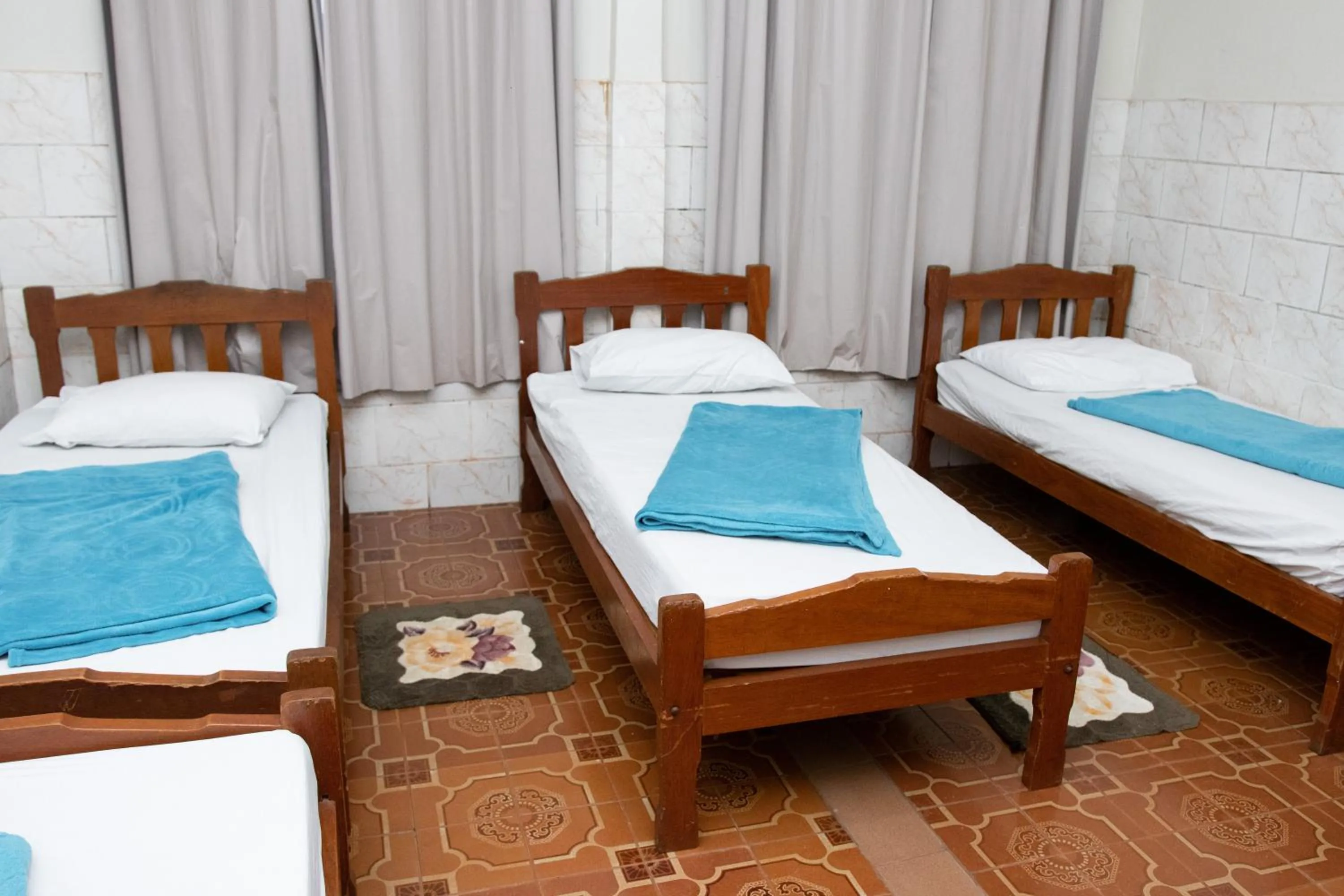 Bed in Guajará Palace Hotel