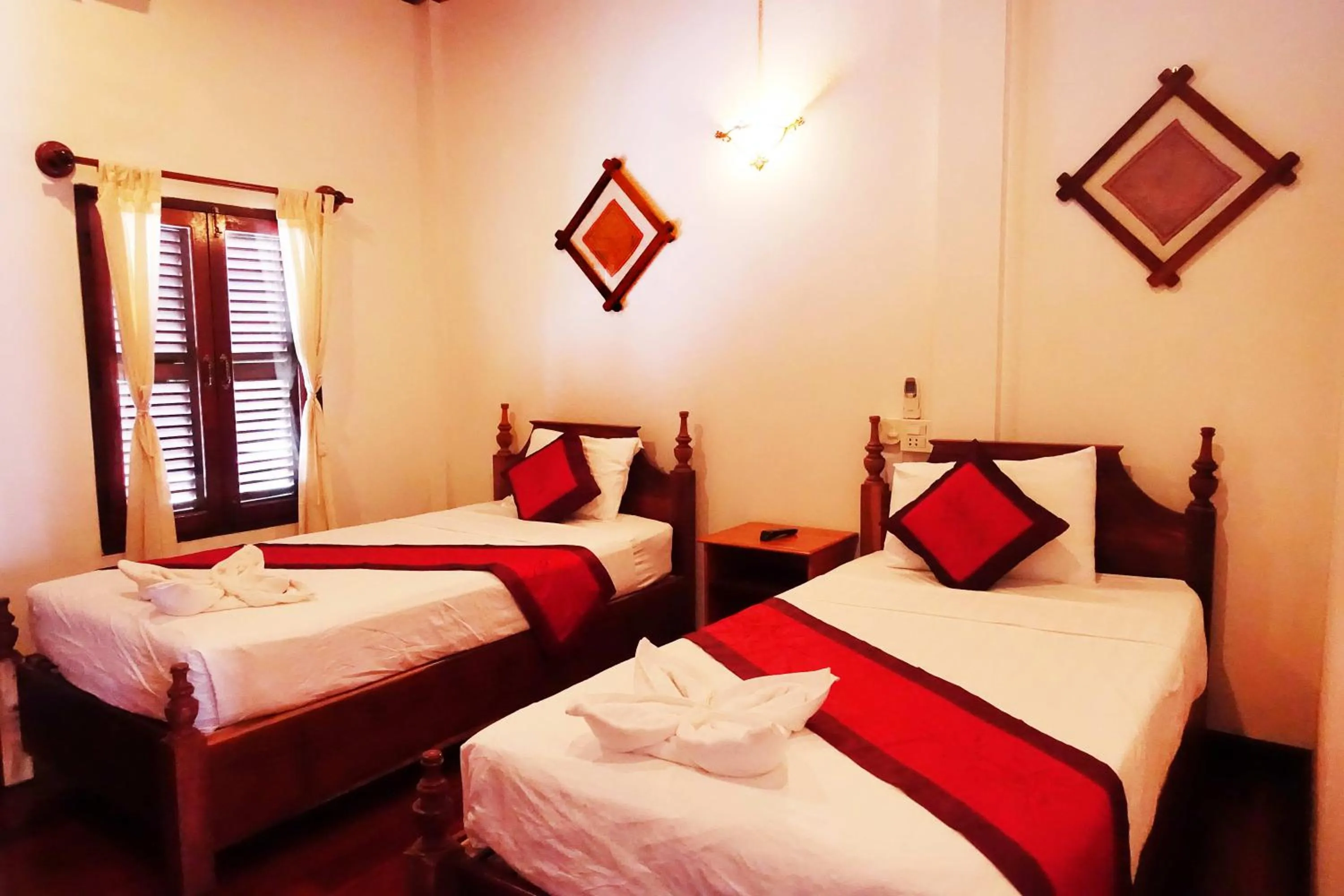 Bed in Villa Rattanakon