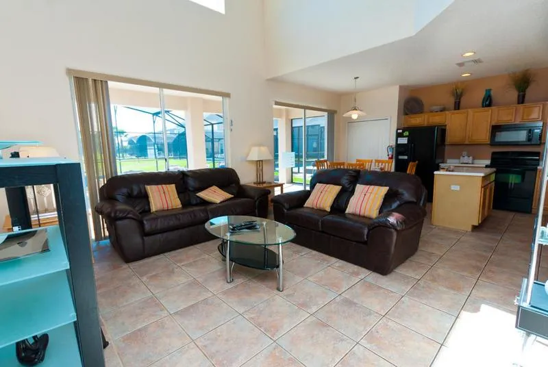 Seating area in Private Pool Homes
