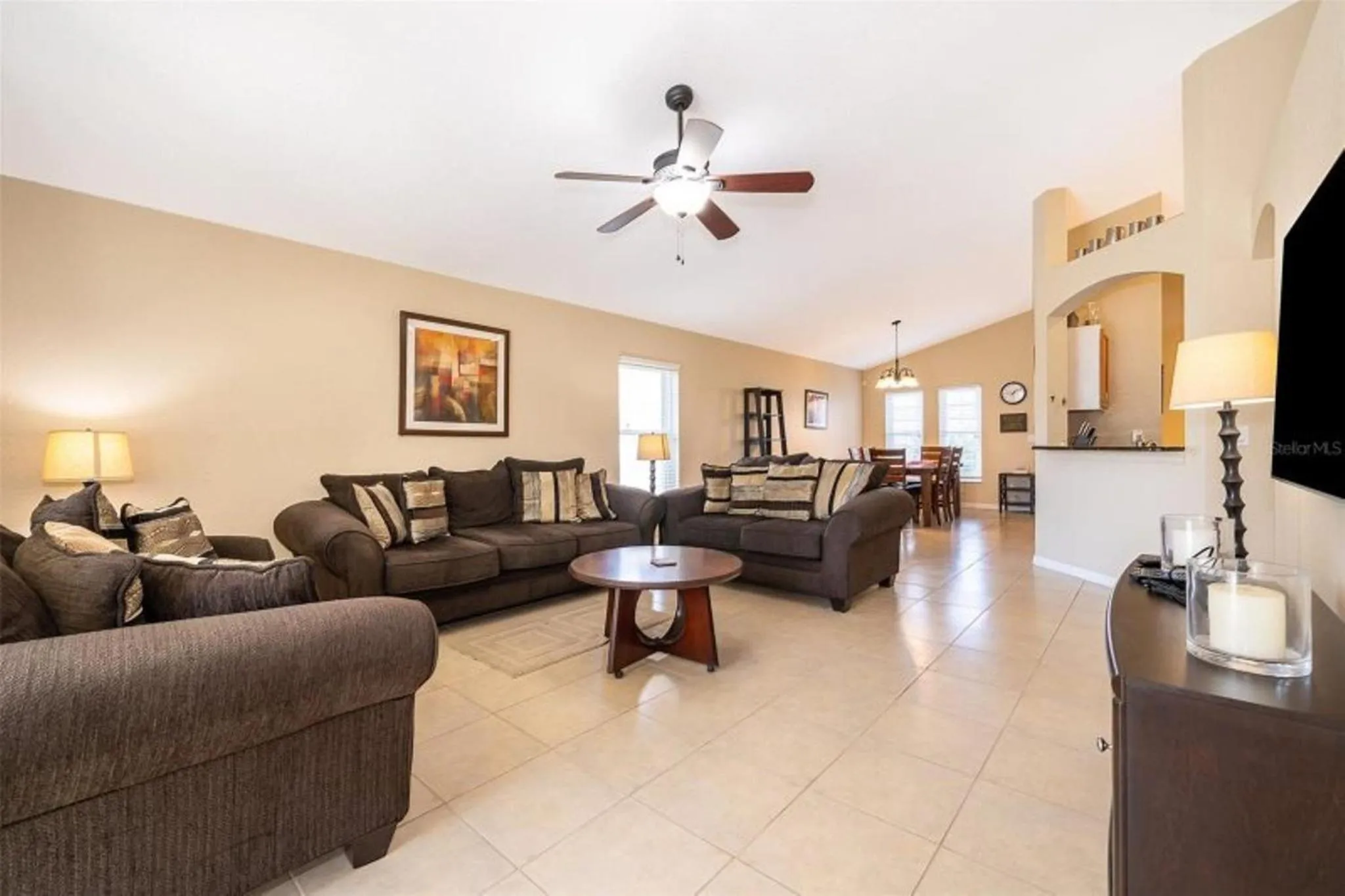 Living room in Private Pool Homes