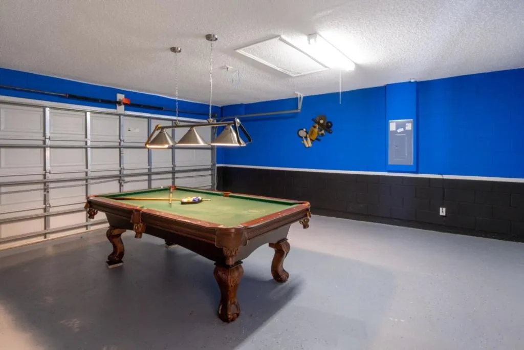 Game Room in Private Pool Homes