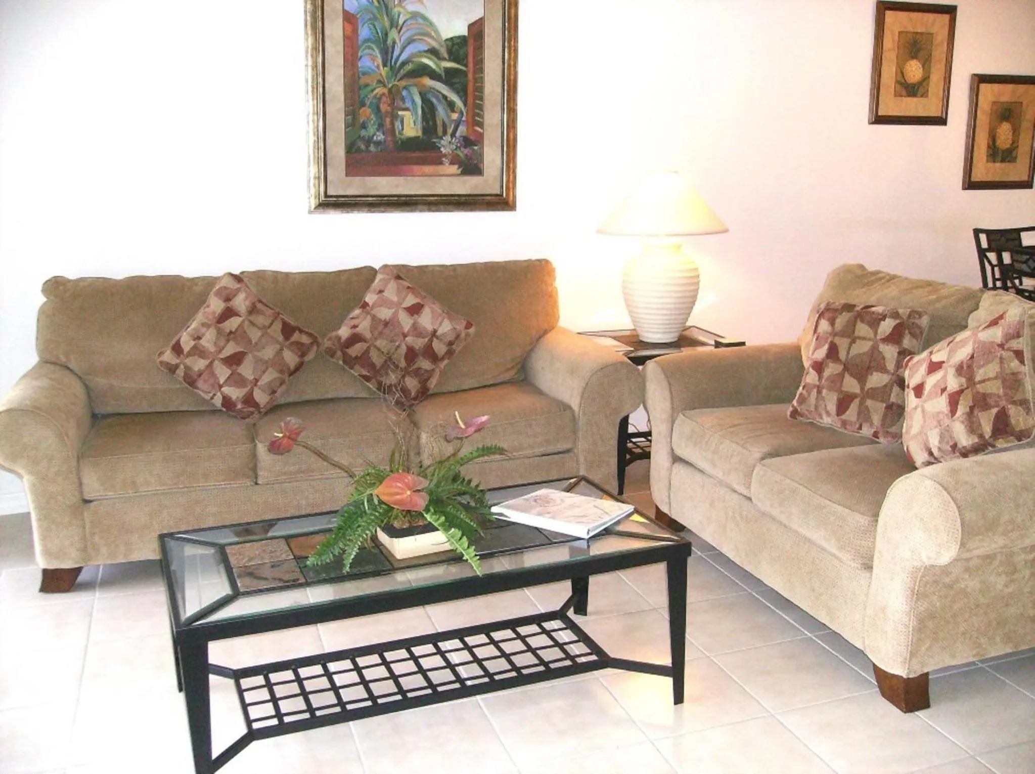 Living room in Private Pool Homes
