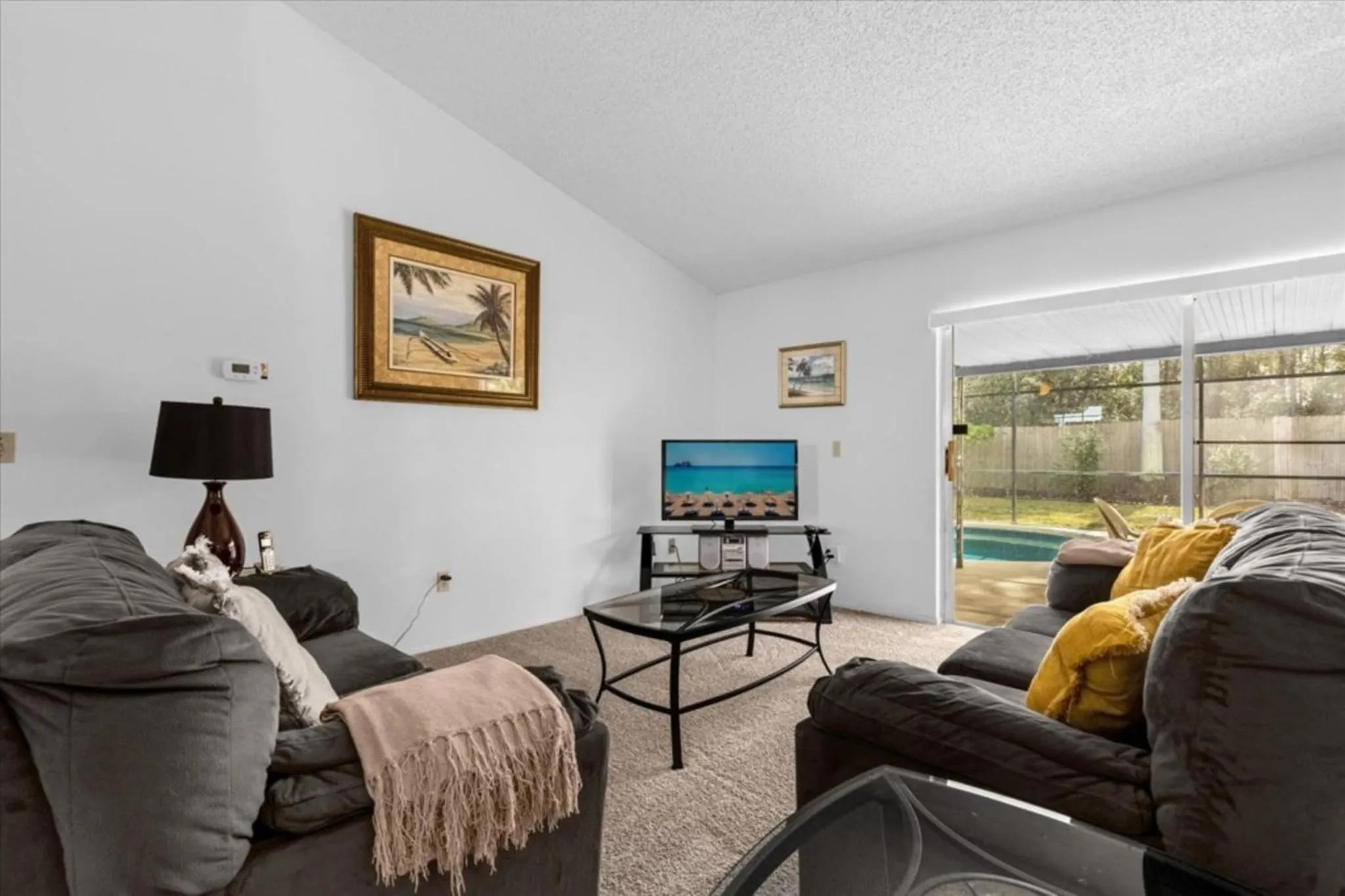 Living room in Private Pool Homes