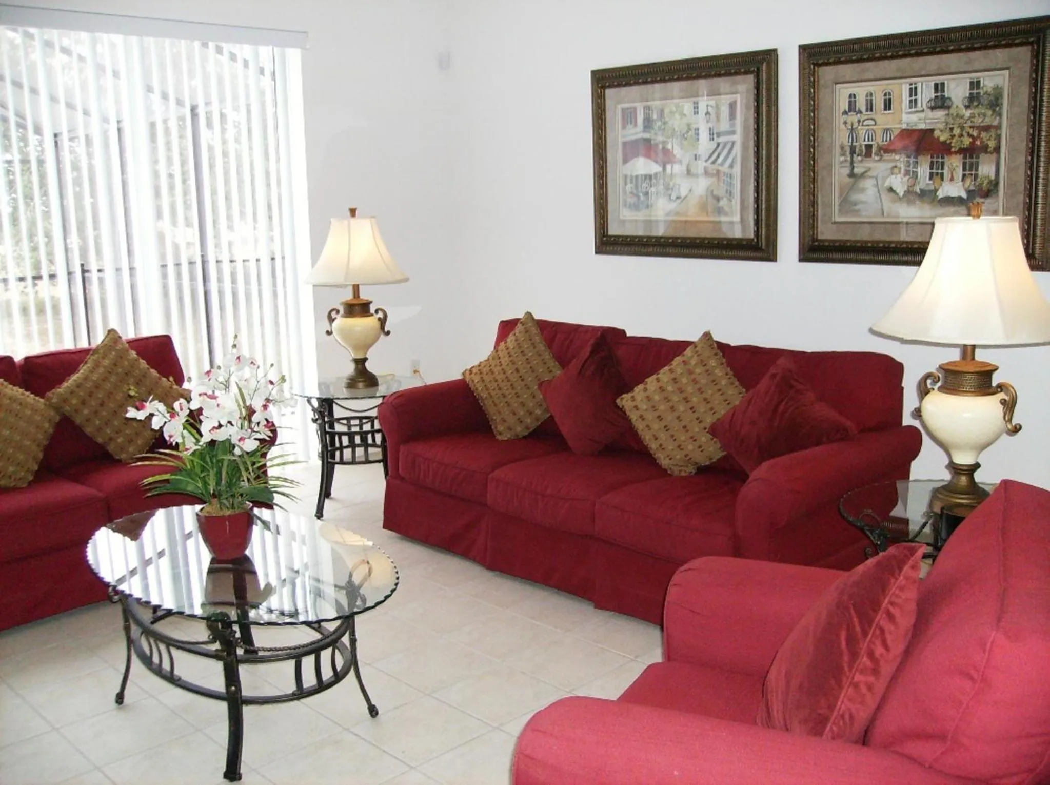 Living room in Private Pool Homes