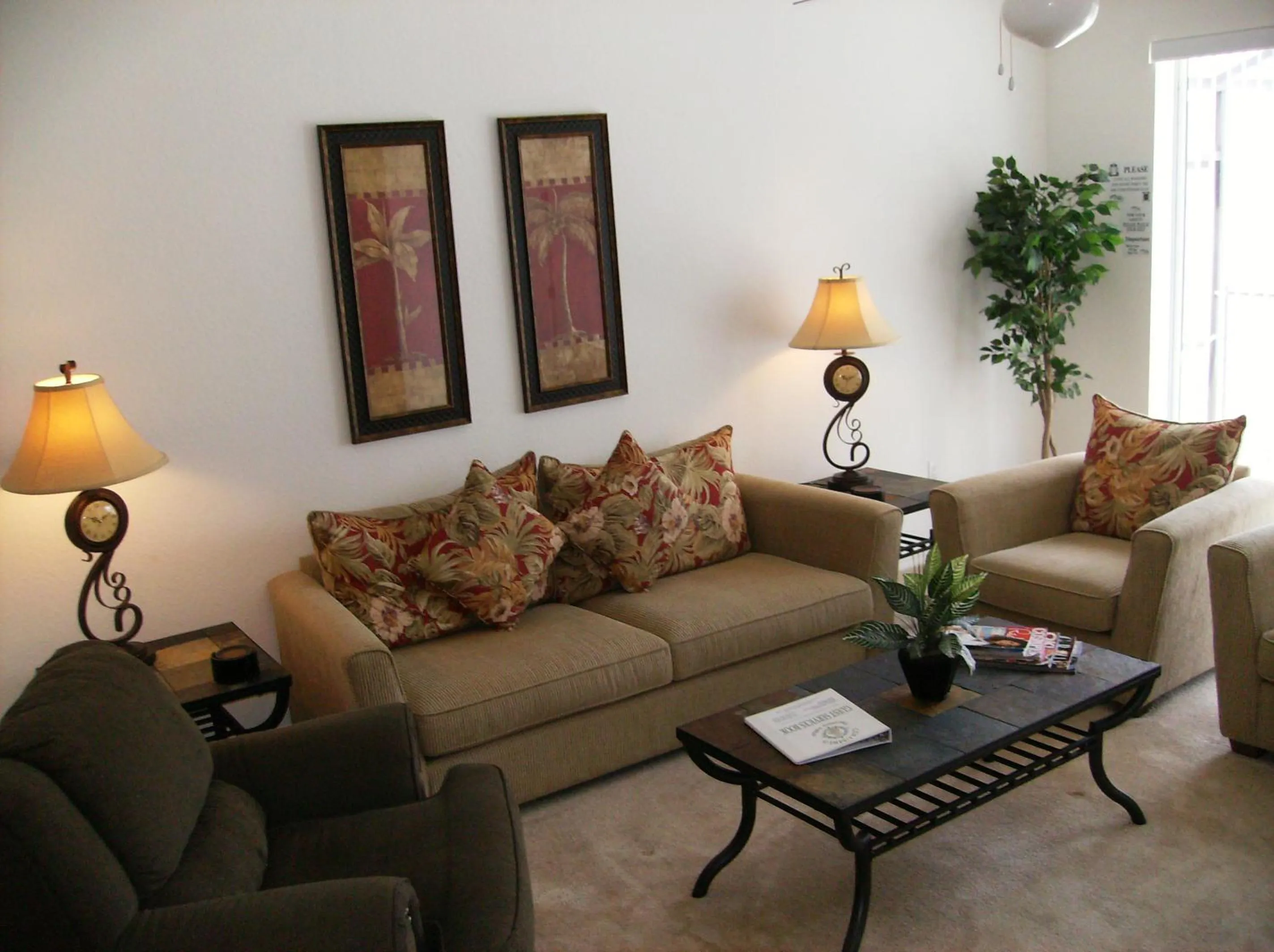 Living room in Private Pool Homes