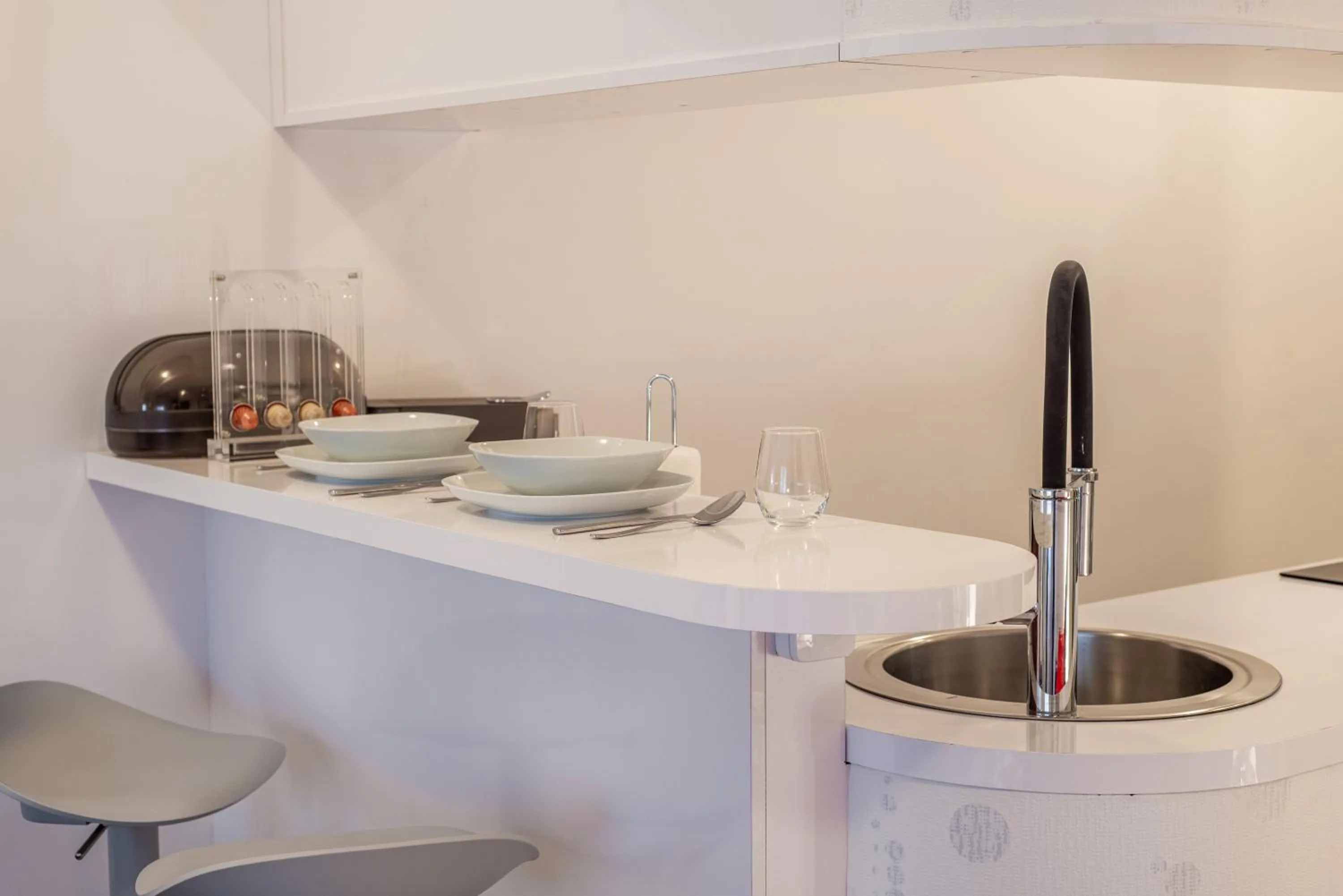 Dining area in Studio Residence Militari M6