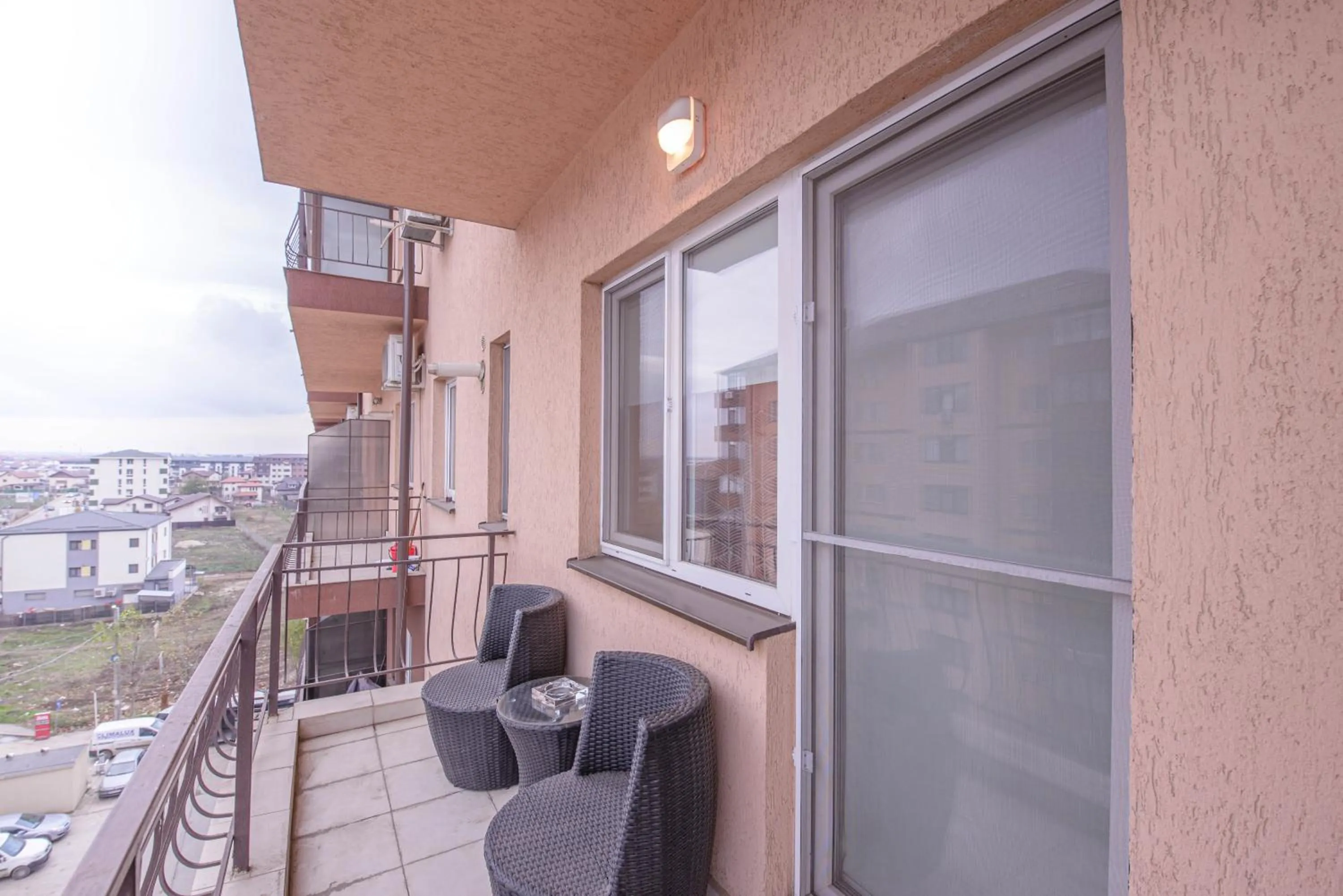 Balcony/Terrace in Studio Residence Militari M6