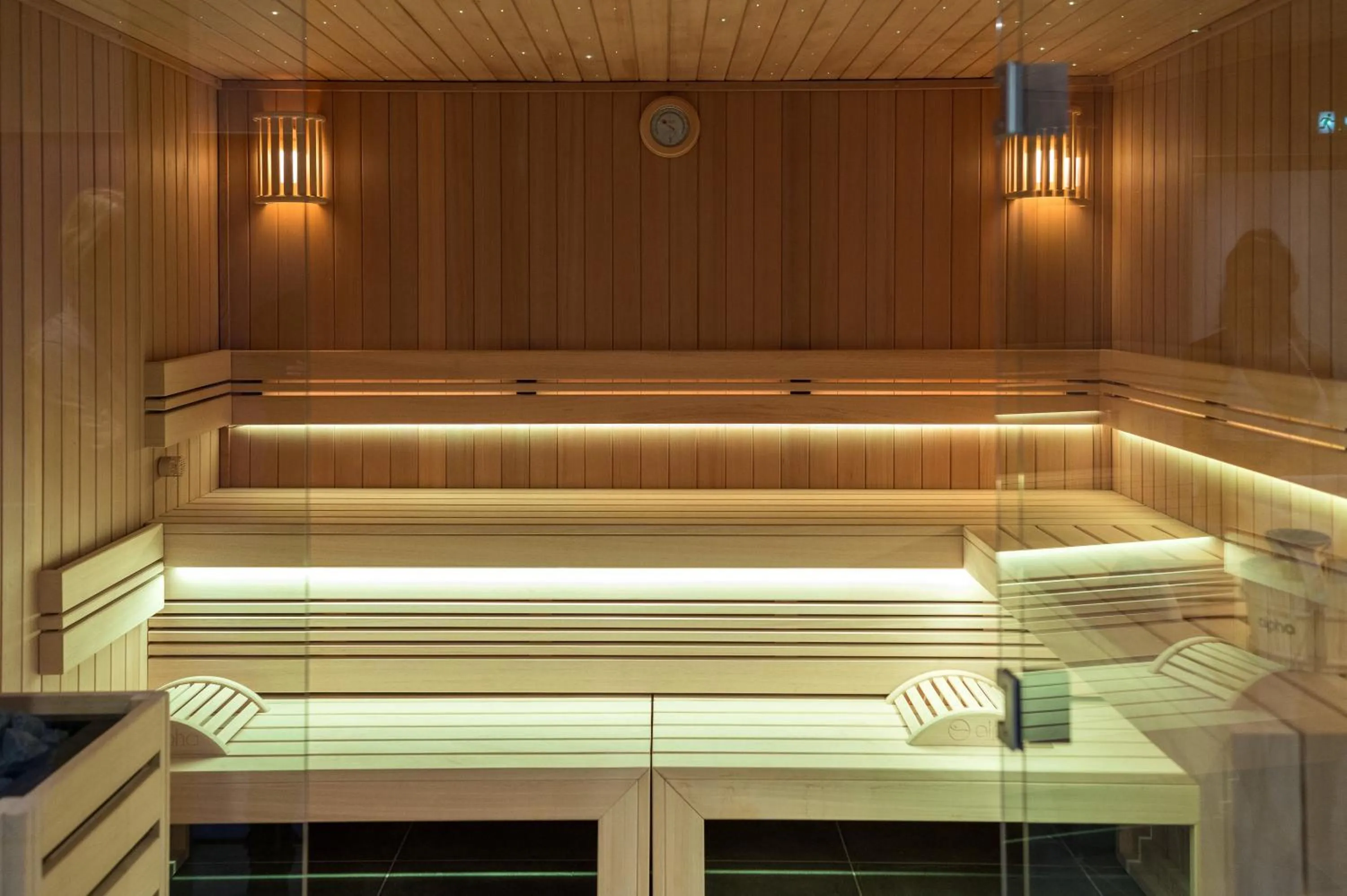 Sauna in Hôtel Spa Marotte