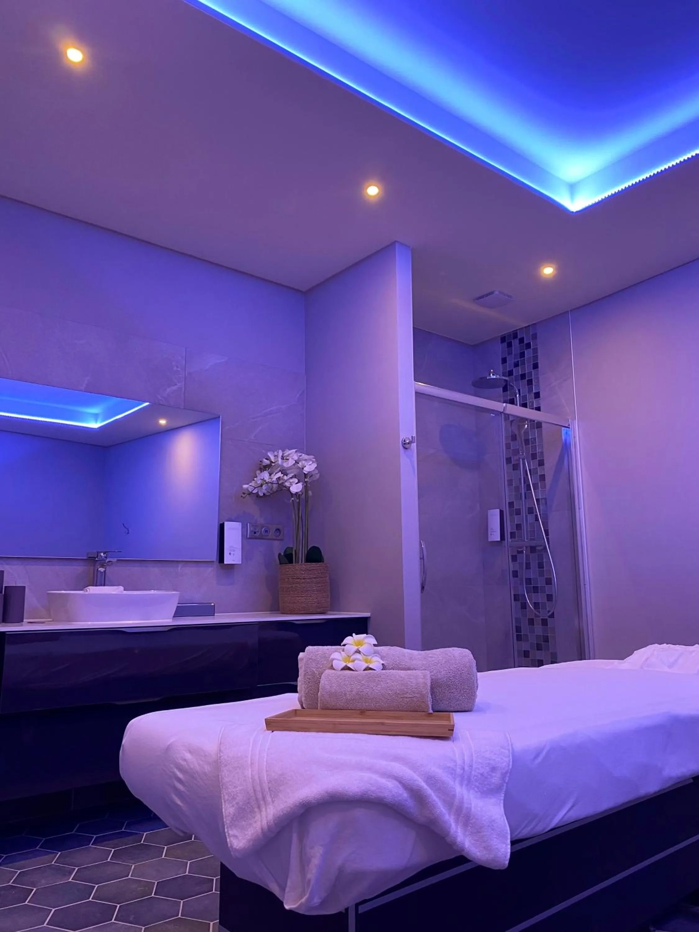 Massage, Bed in Hôtel Spa Marotte