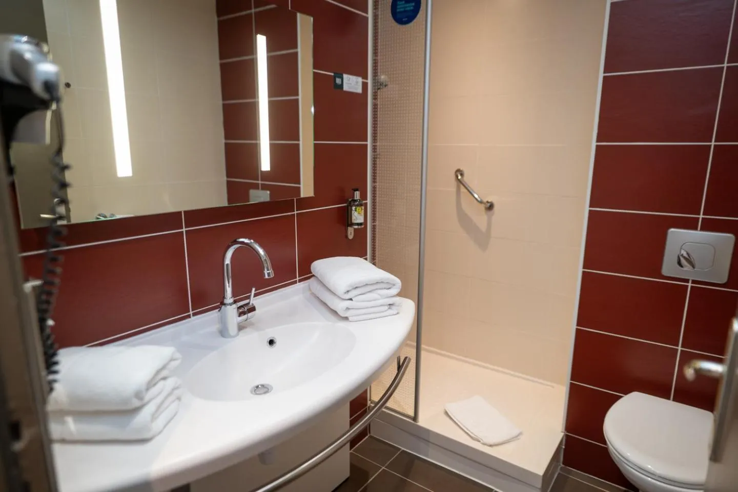 Shower in Hotel Europa