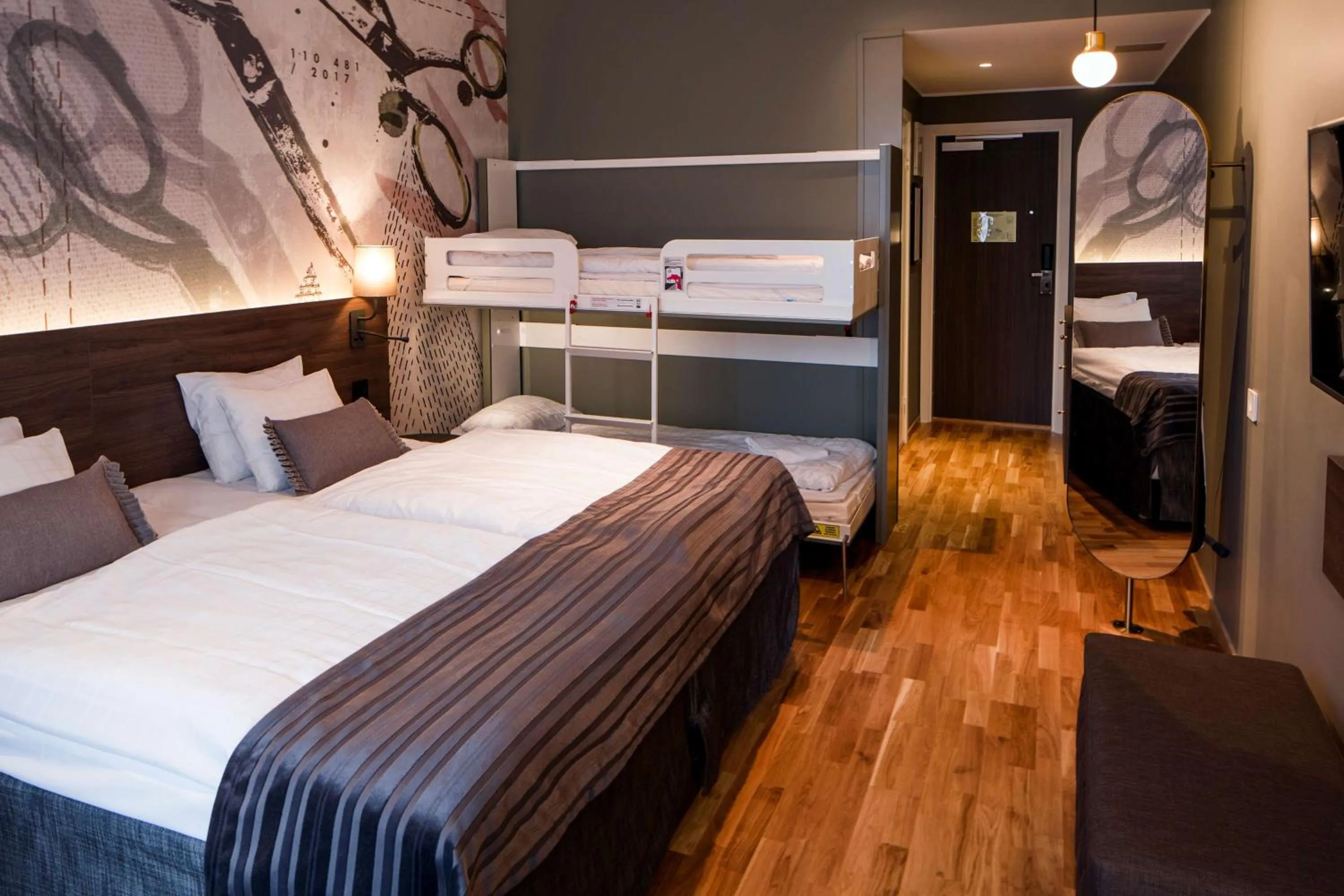 Bedroom, Bed in Scandic Plaza Borås