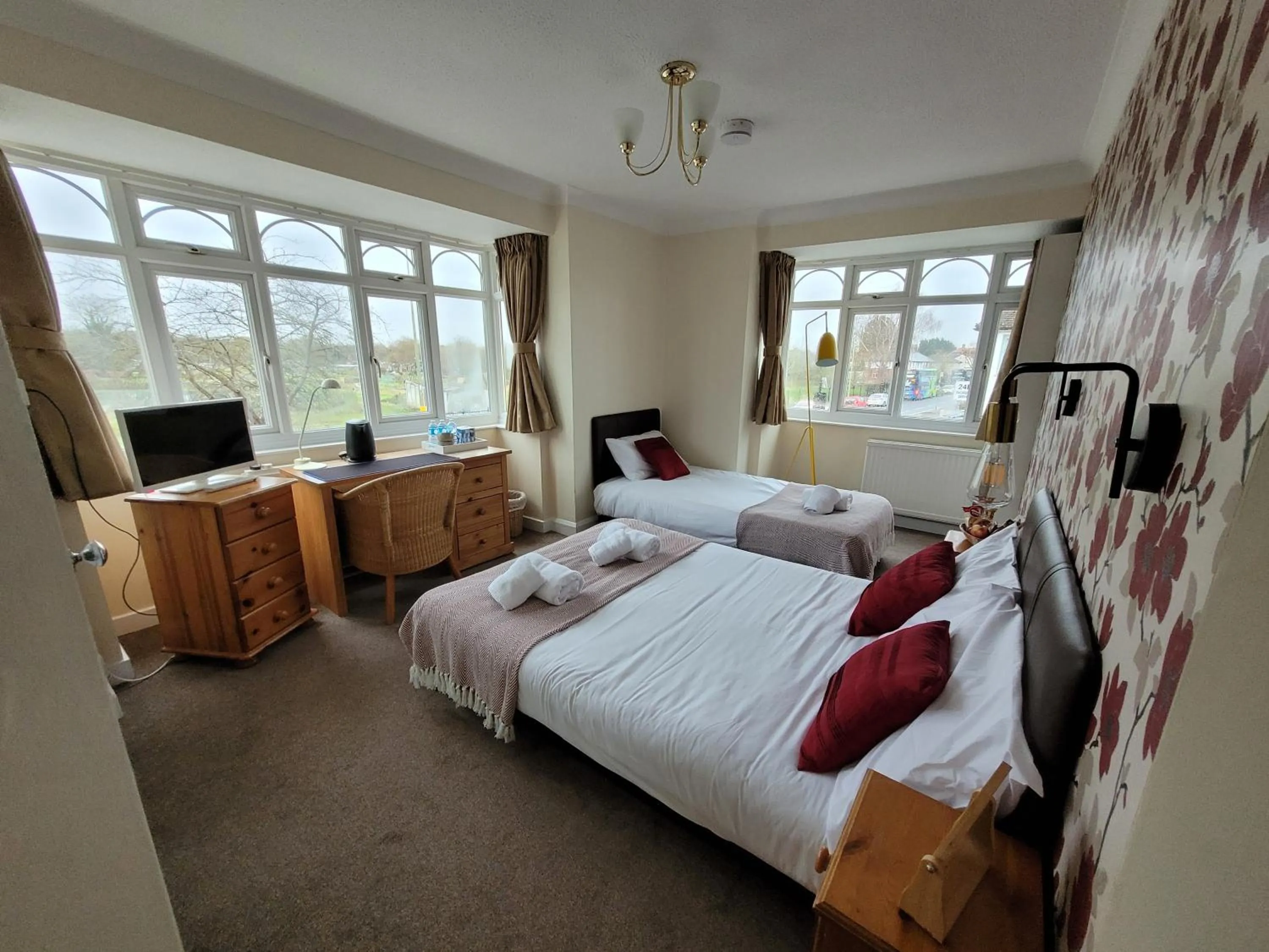 Bed in Cornerways Guest House