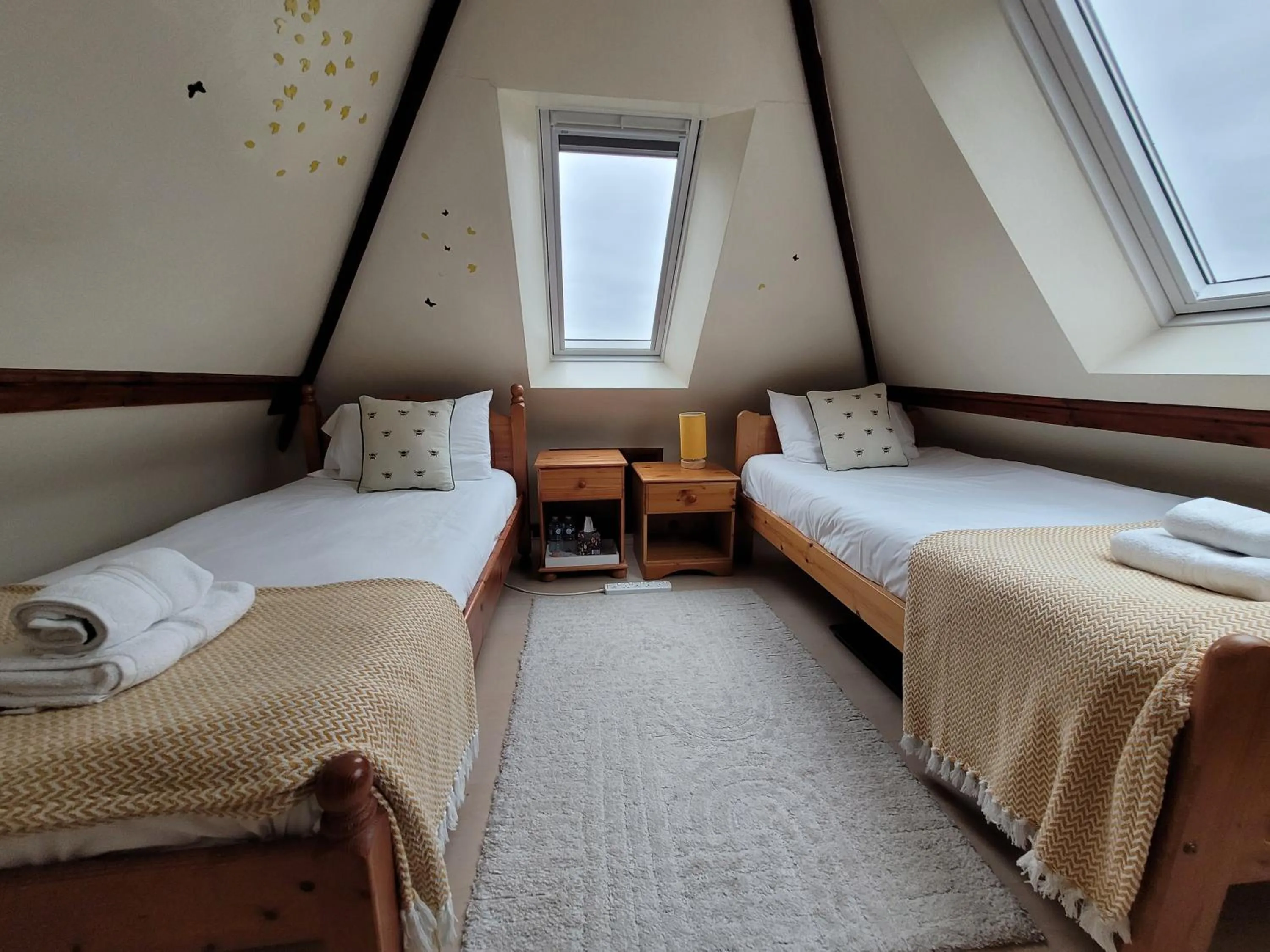 Bed in Cornerways Guest House