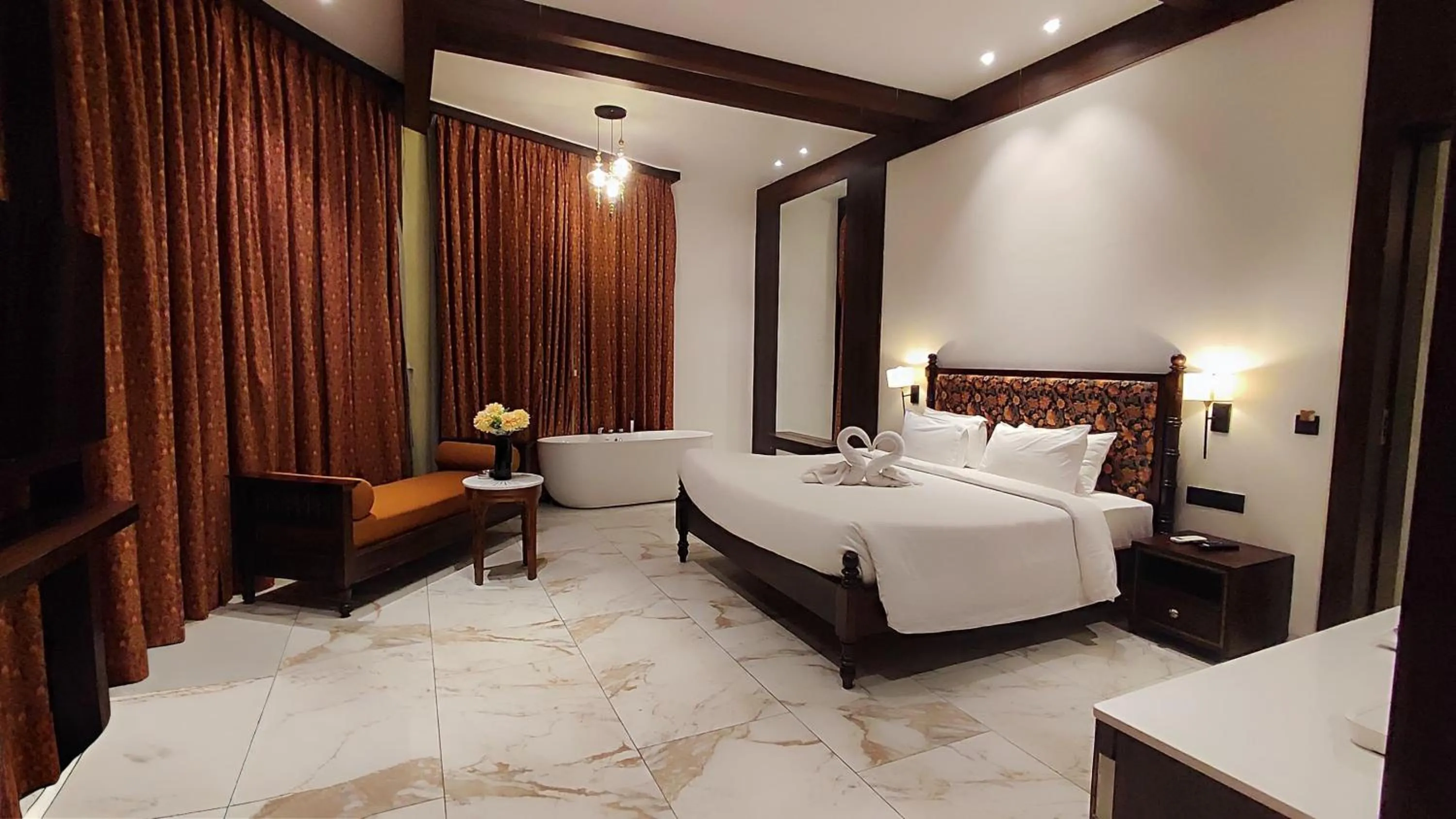 Bed in Manas Lifestyle Resort Igatpuri